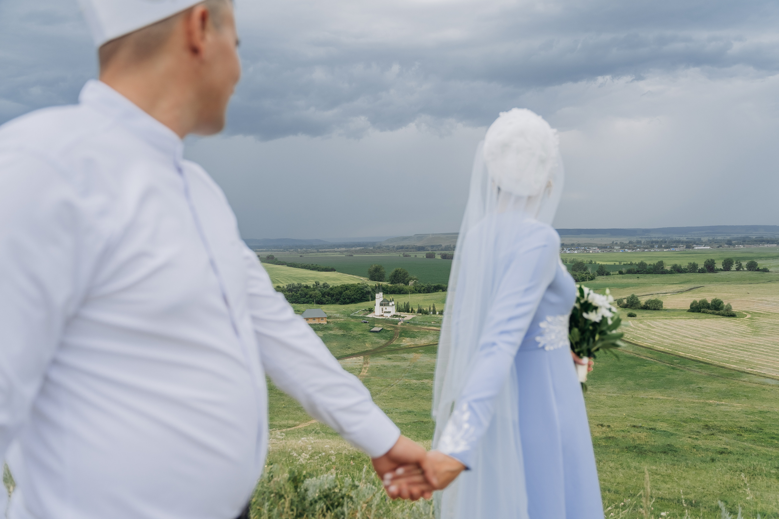 Алия и Ринат. Свадебный семейный фотограф Ксения Божко Уфа Раевка никах в Нарыстау