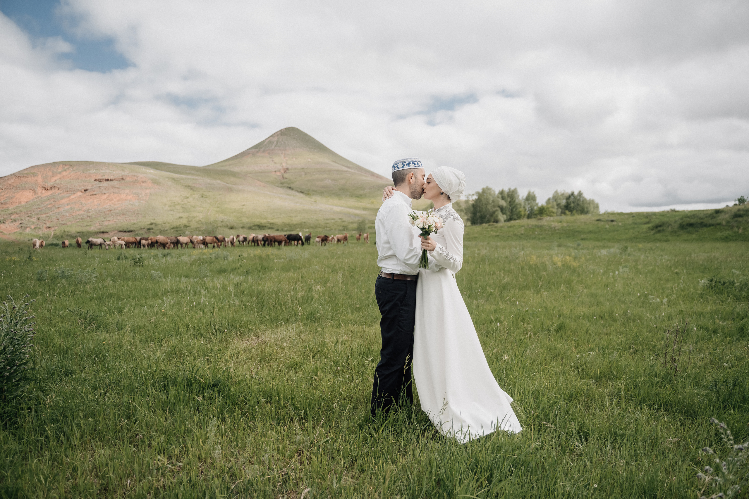 Азат и Юлия. Свадебный семейный фотограф Ксения Божко Уфа Раевка никах в Нарыстау