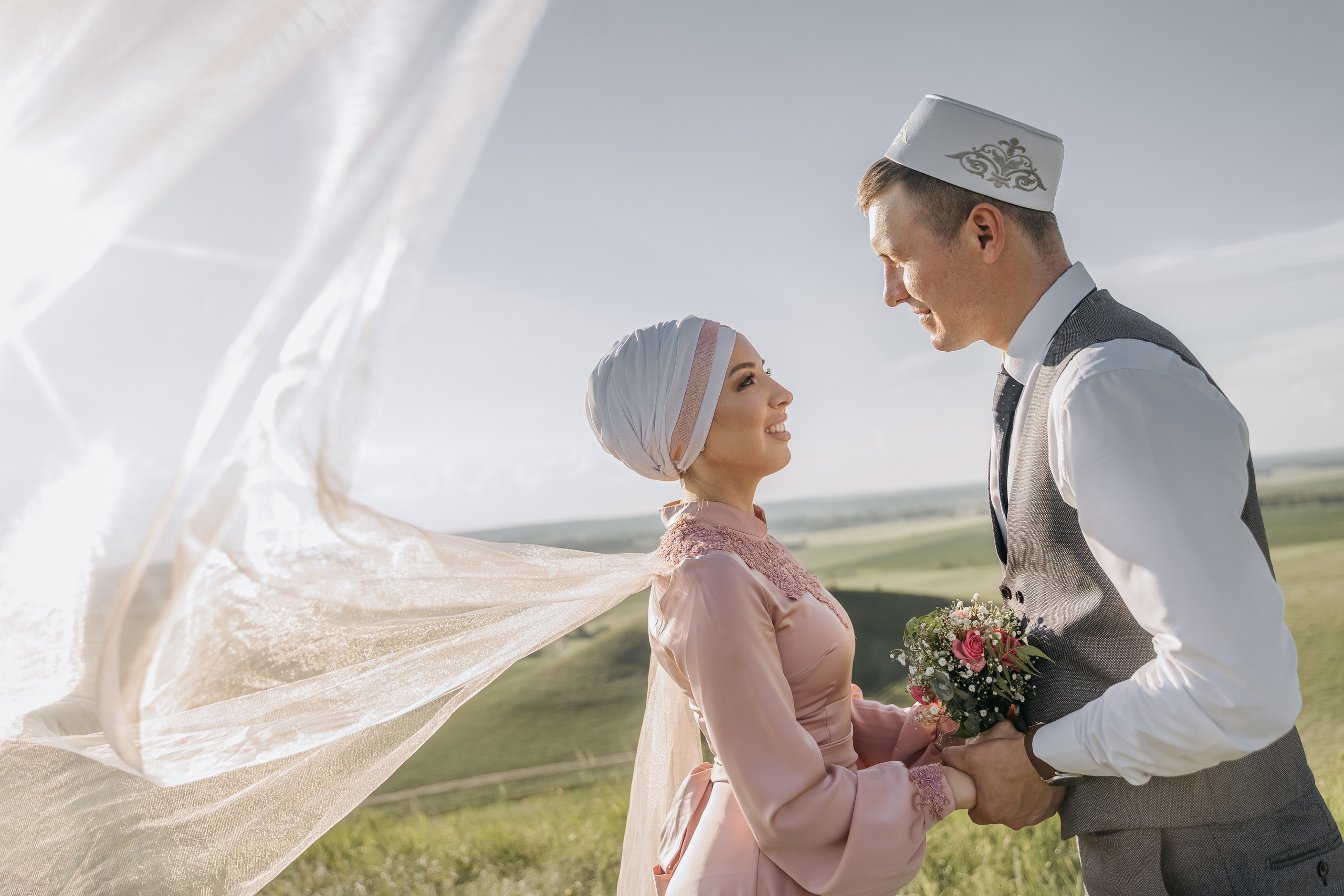 Марсель и Гузель. Свадебный семейный фотограф Ксения Божко Уфа Раевка никах в Нарыстау