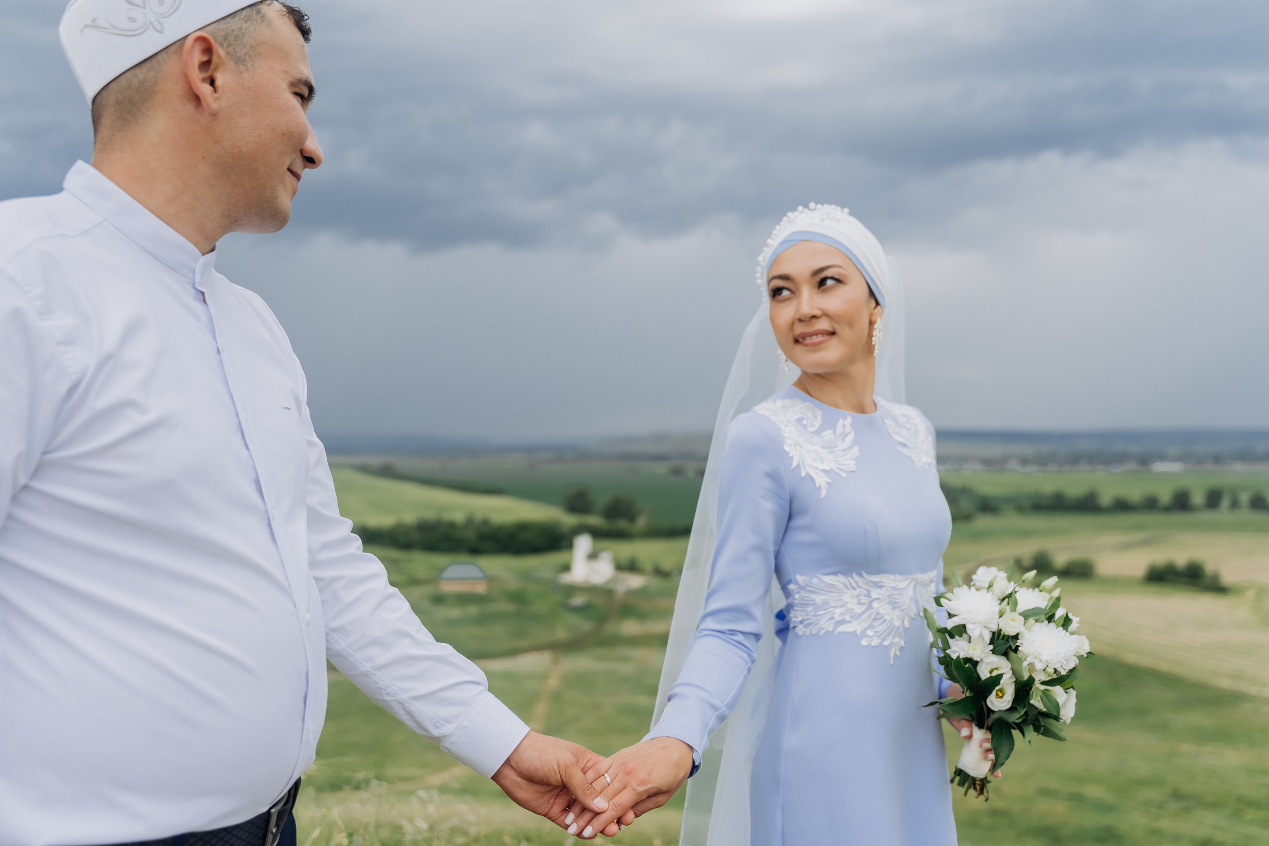 Алия и Ринат. Свадебный семейный фотограф Ксения Божко Уфа Раевка никах в Нарыстау
