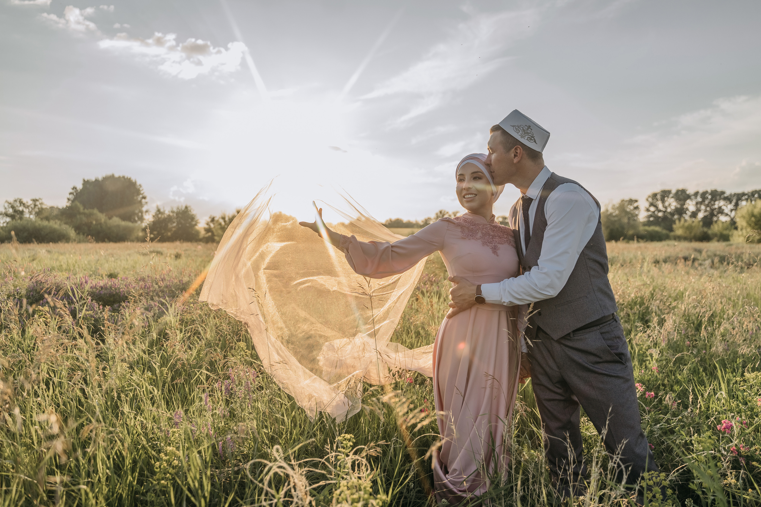 Марсель и Гузель. Свадебный семейный фотограф Ксения Божко Уфа Раевка никах в Нарыстау