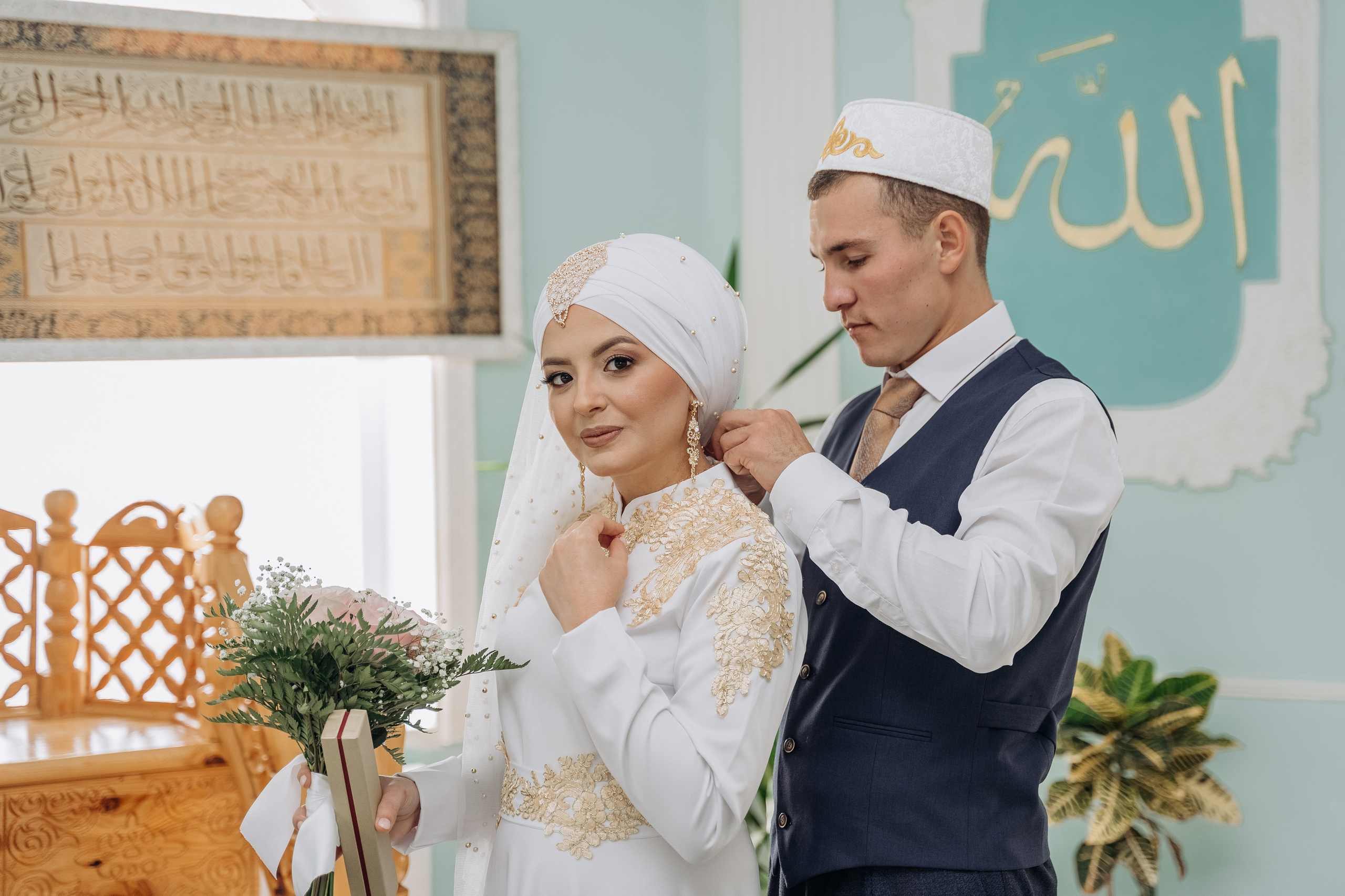 Гузель и Ринат. Свадебный семейный фотограф Ксения Божко Уфа Раевка никах в Нарыстау