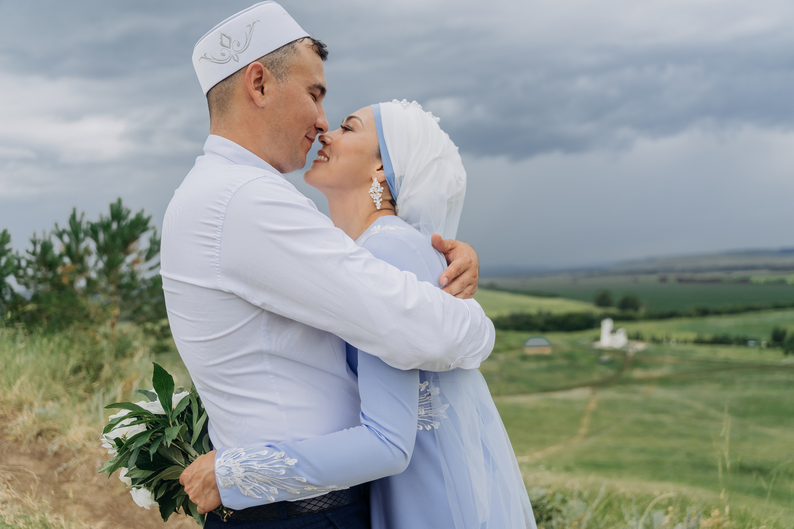 Алия и Ринат. Свадебный семейный фотограф Ксения Божко Уфа Раевка никах в Нарыстау