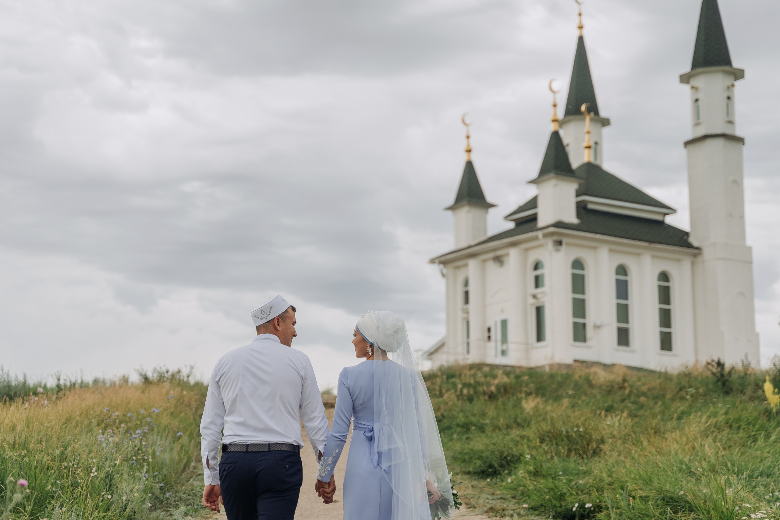 Алия и Ринат. Свадебный семейный фотограф Ксения Божко Уфа Раевка никах в Нарыстау