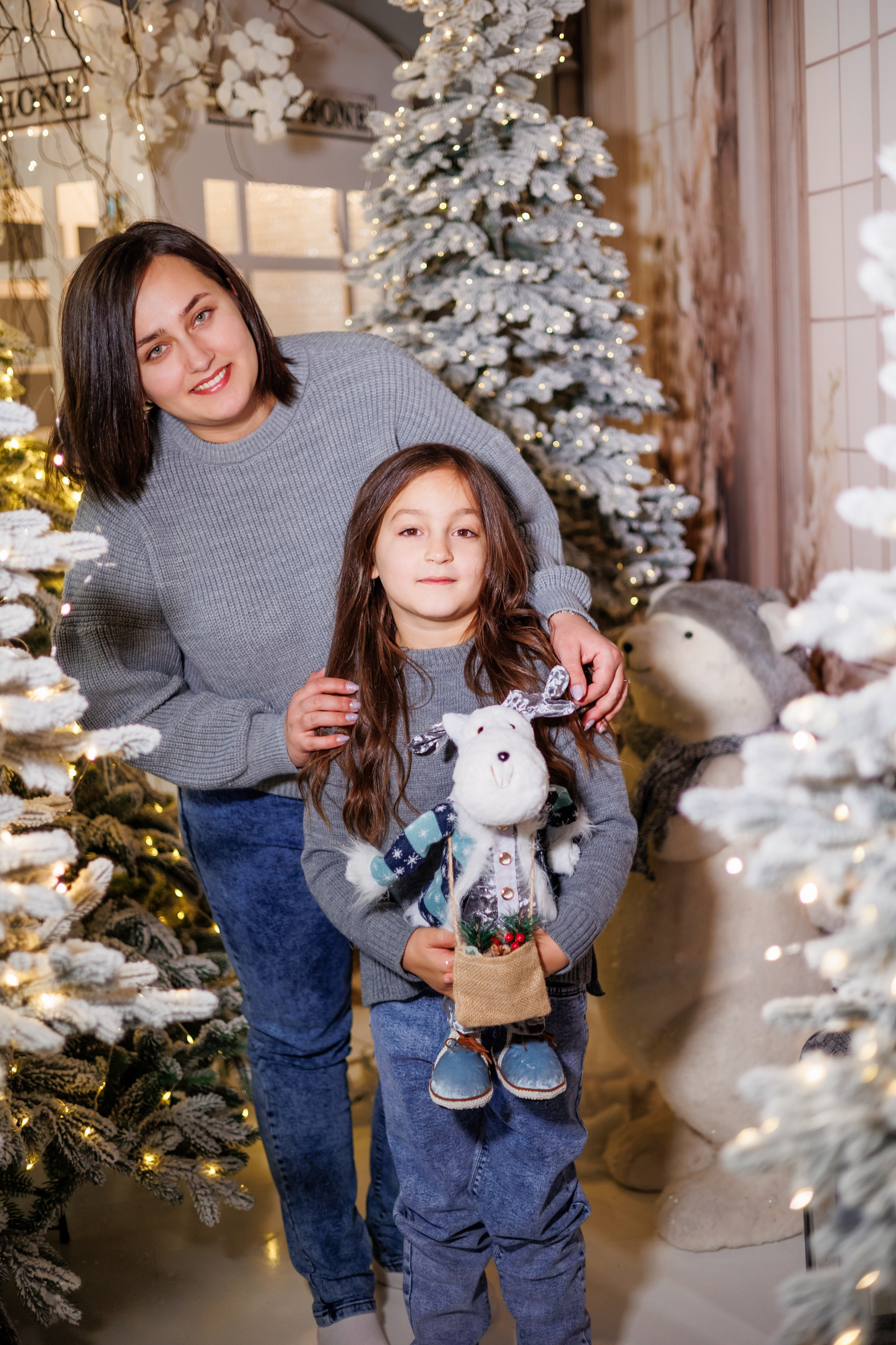 Дарья с детками Новый год25. Свадебный и семейный фотограф в Армавире