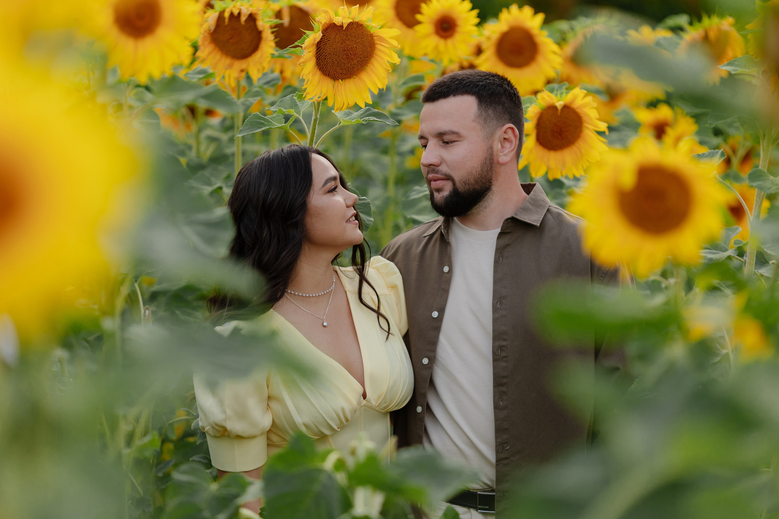Предсвадебная Подсолнухи. Свадебный и репортажный фотограф г. Чебоксары Евгений Леонидович