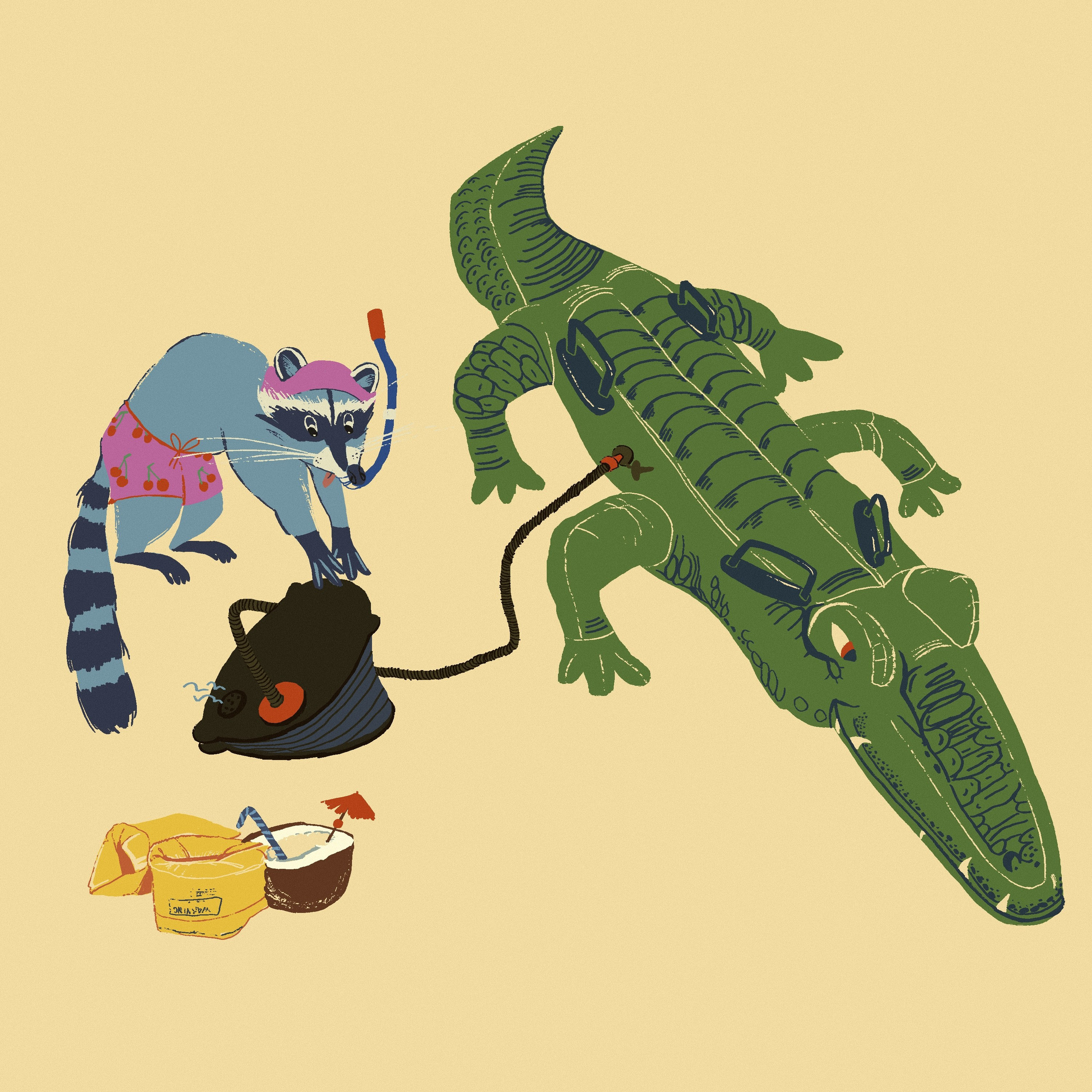 Peactober 2024. Детская иллюстрация 