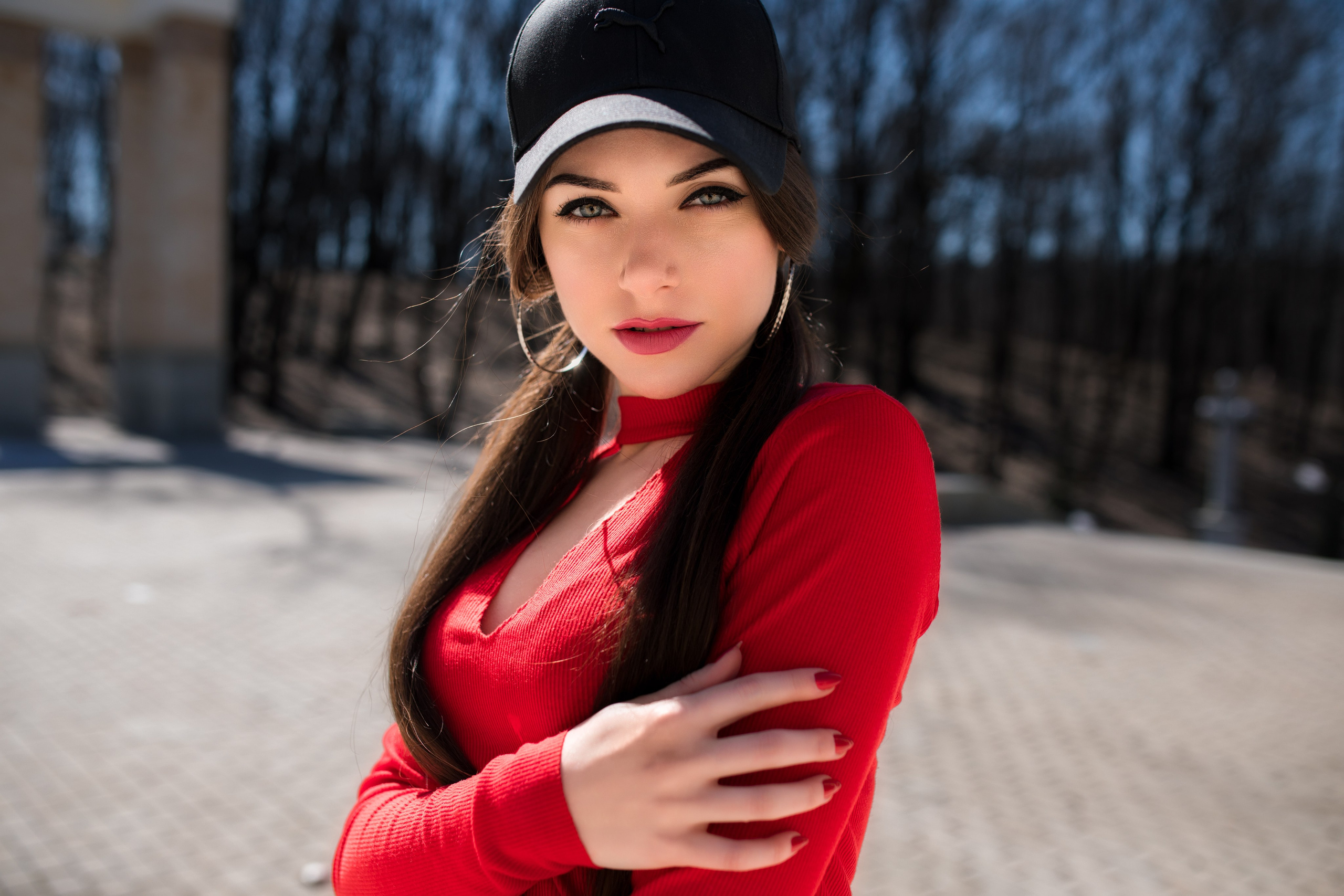 Весенняя съемка с Екатериной в парке и на улицах города для «себя»