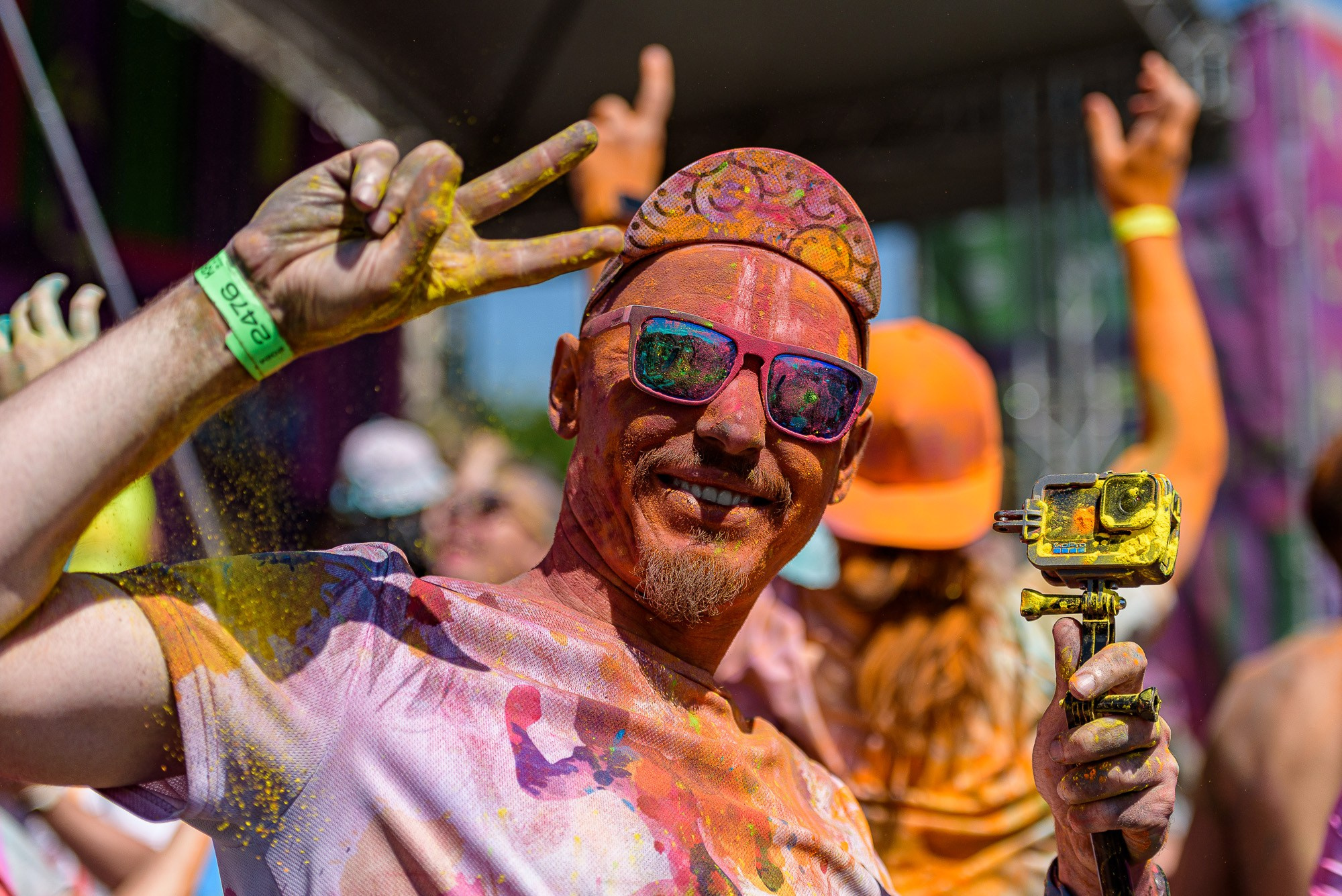 Красочные волонтеры!. Репортажный фотограф Сергей Квартальнов