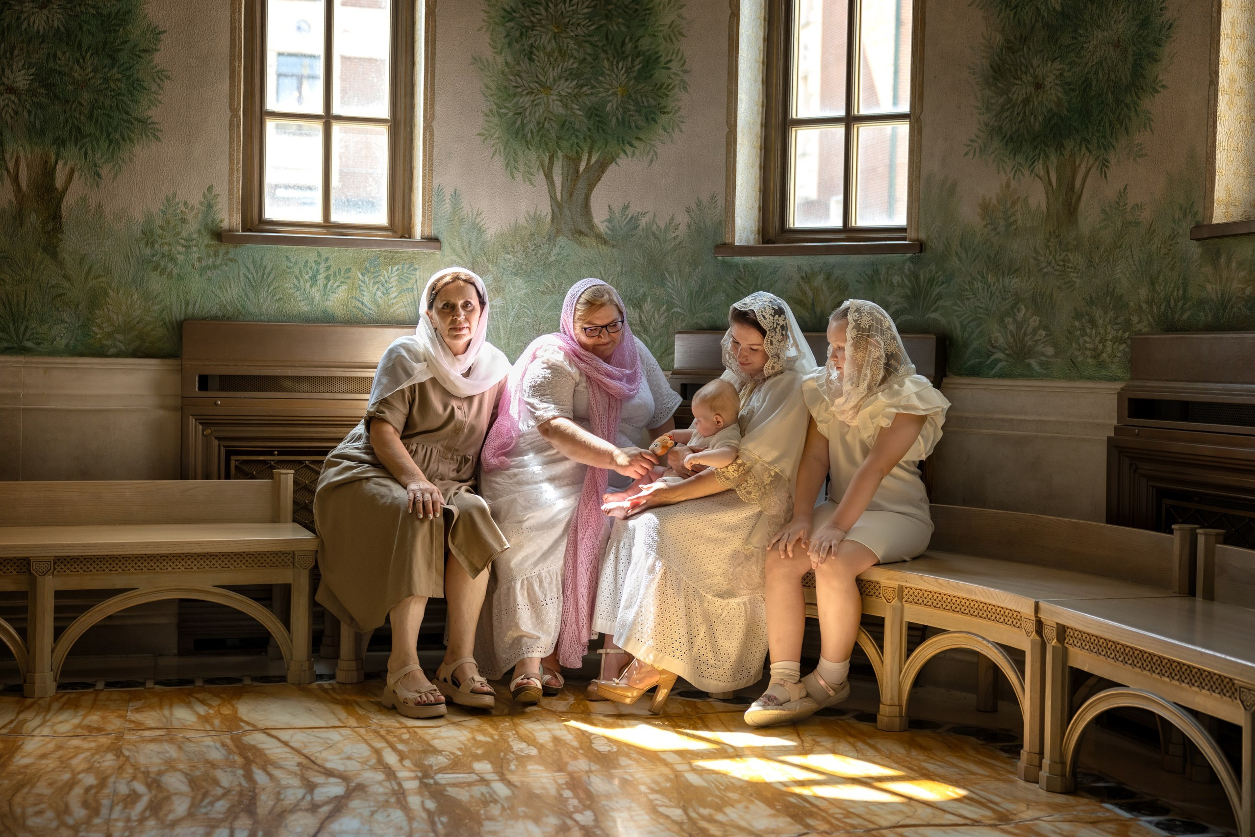 Таинство крещения. Семейный и детский фотограф в Москве Орешина Юлия