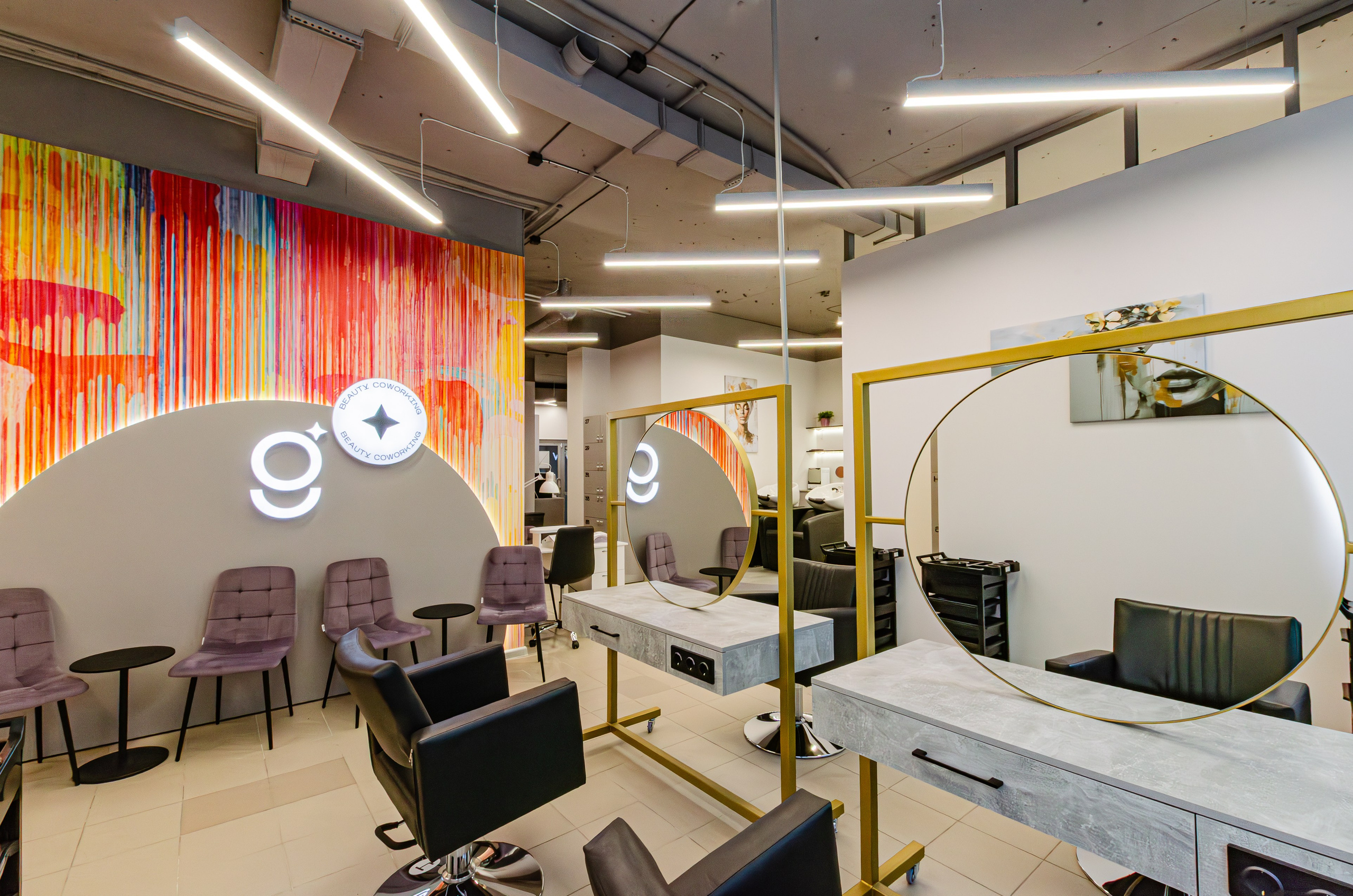 Салон красоты Glow. Nataliphotokzn.ru Фотограф. Казань. Интерьерная съёмка