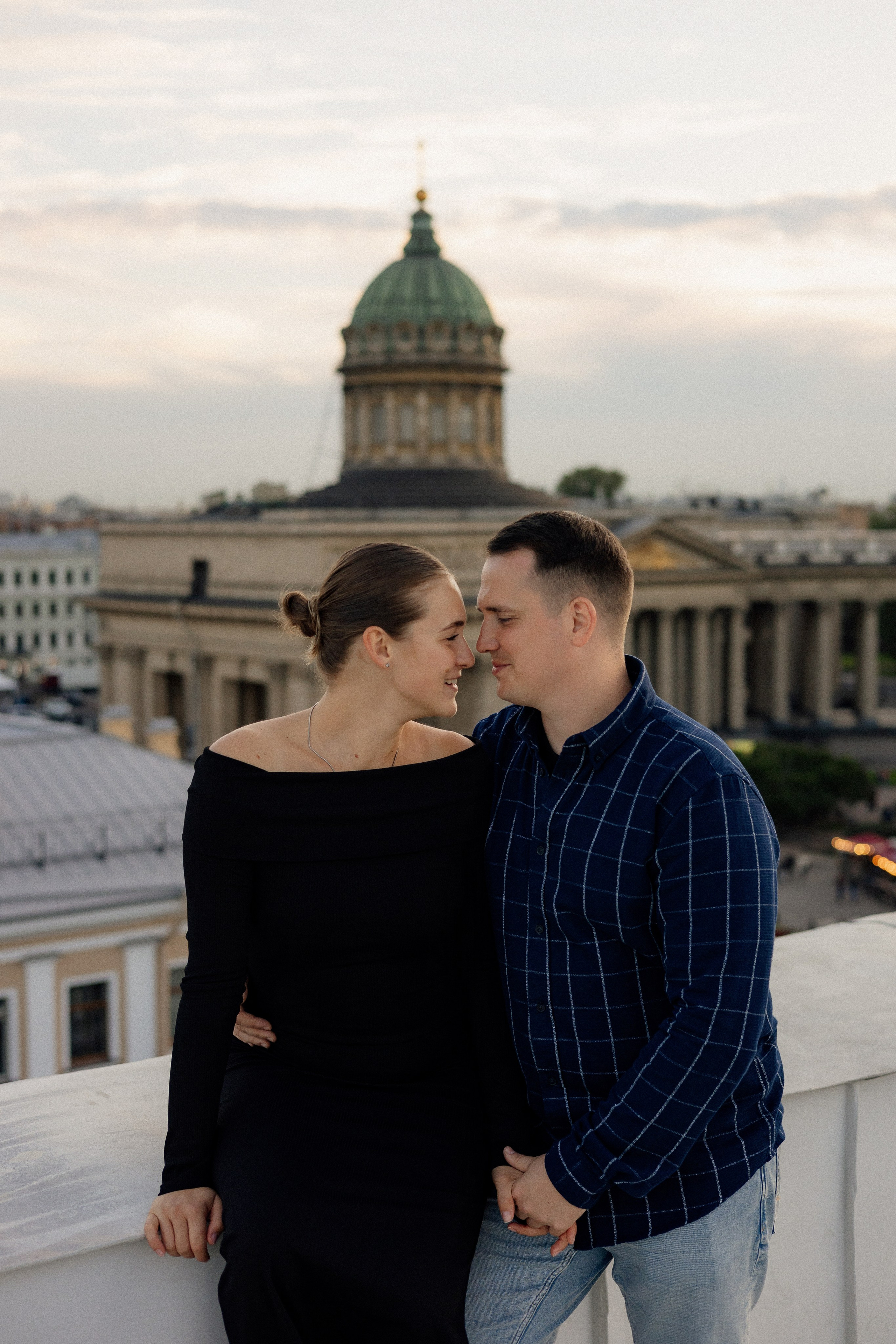 Романтика питерских крыш. Свадебный фотограф в Санкт-Петербурге Ксения Кобышева