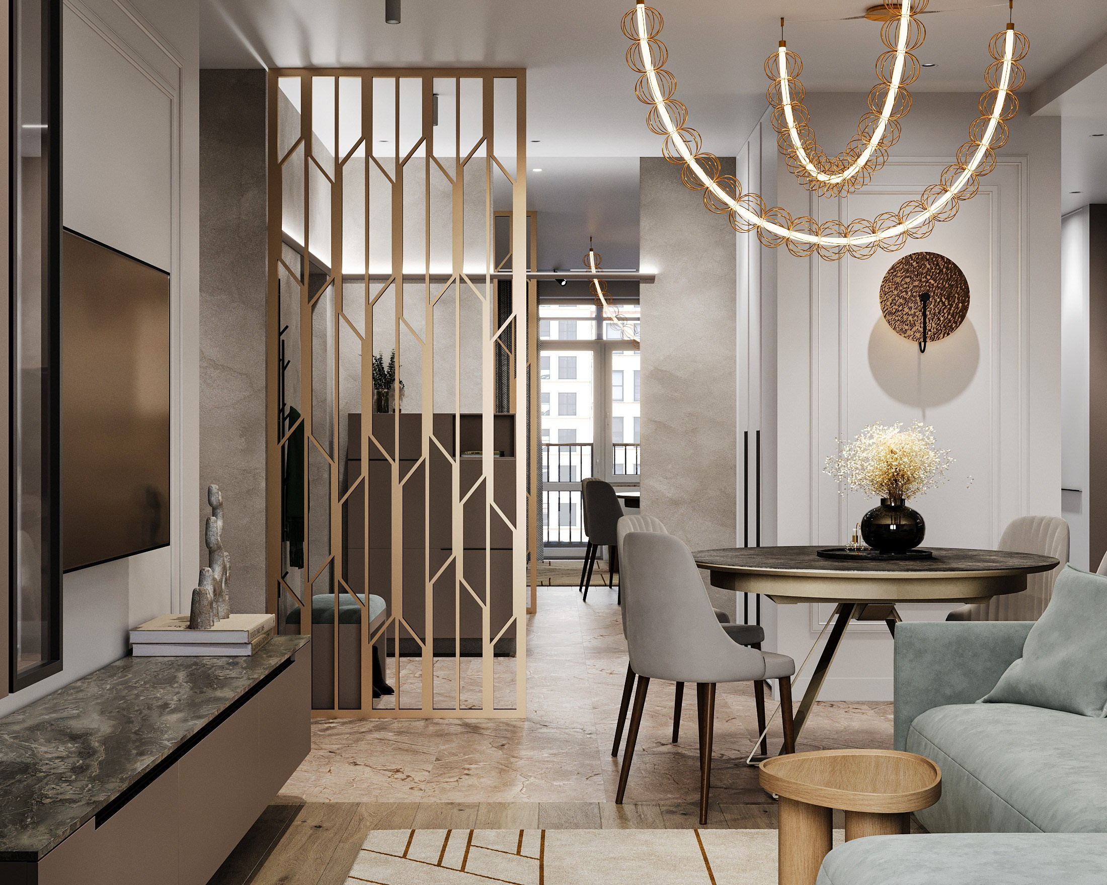 Kitchen living. 3D-Визуализатор Алёна Сулохина