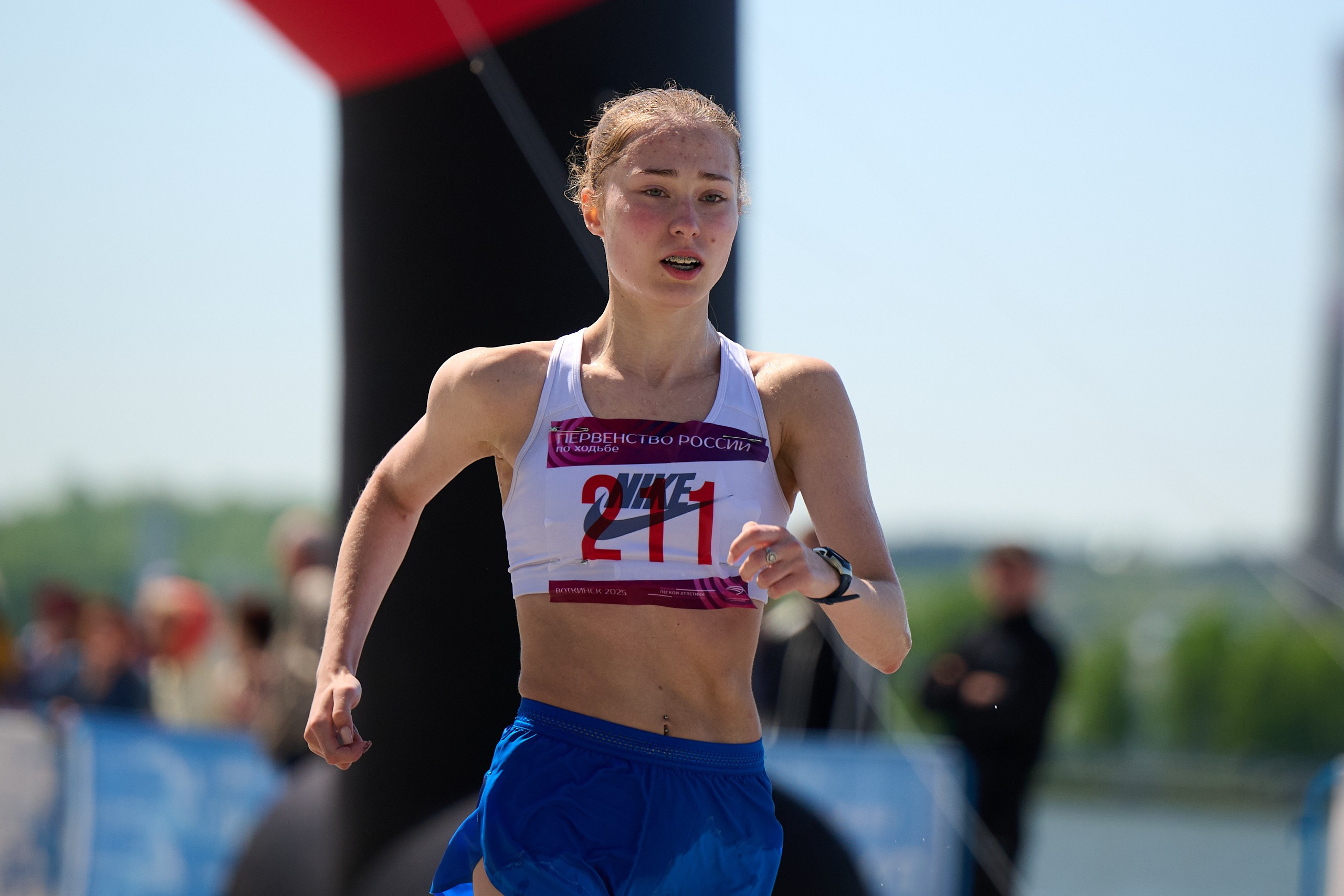 Чемпионат России по спортивной ходьбе 2025. Спортивный репортажный фотограф в Ижевске Сергей Мерзляков