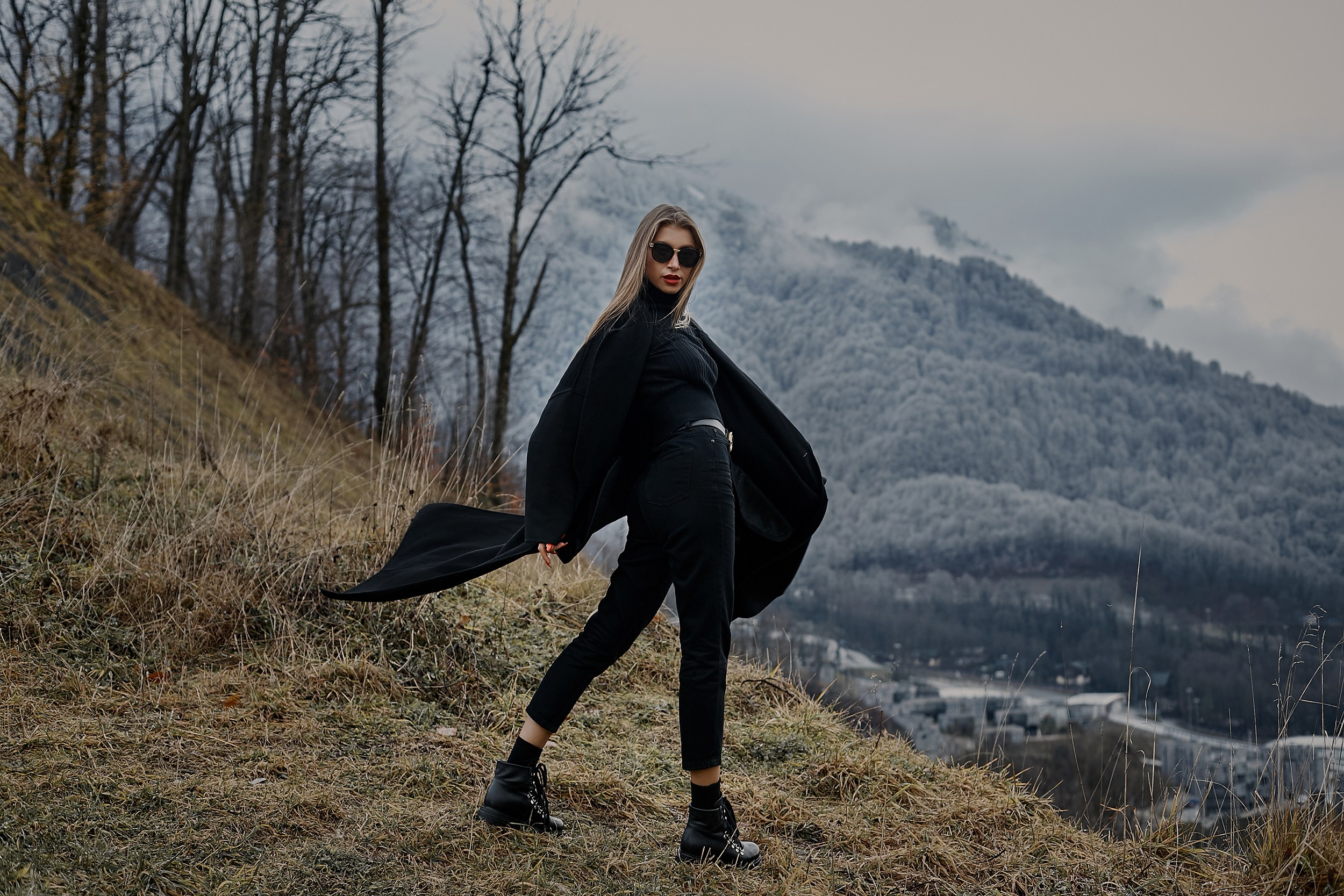 Ангелина в горах. Фото и видео контент в Сочи, фотограф, видеограф Сочи