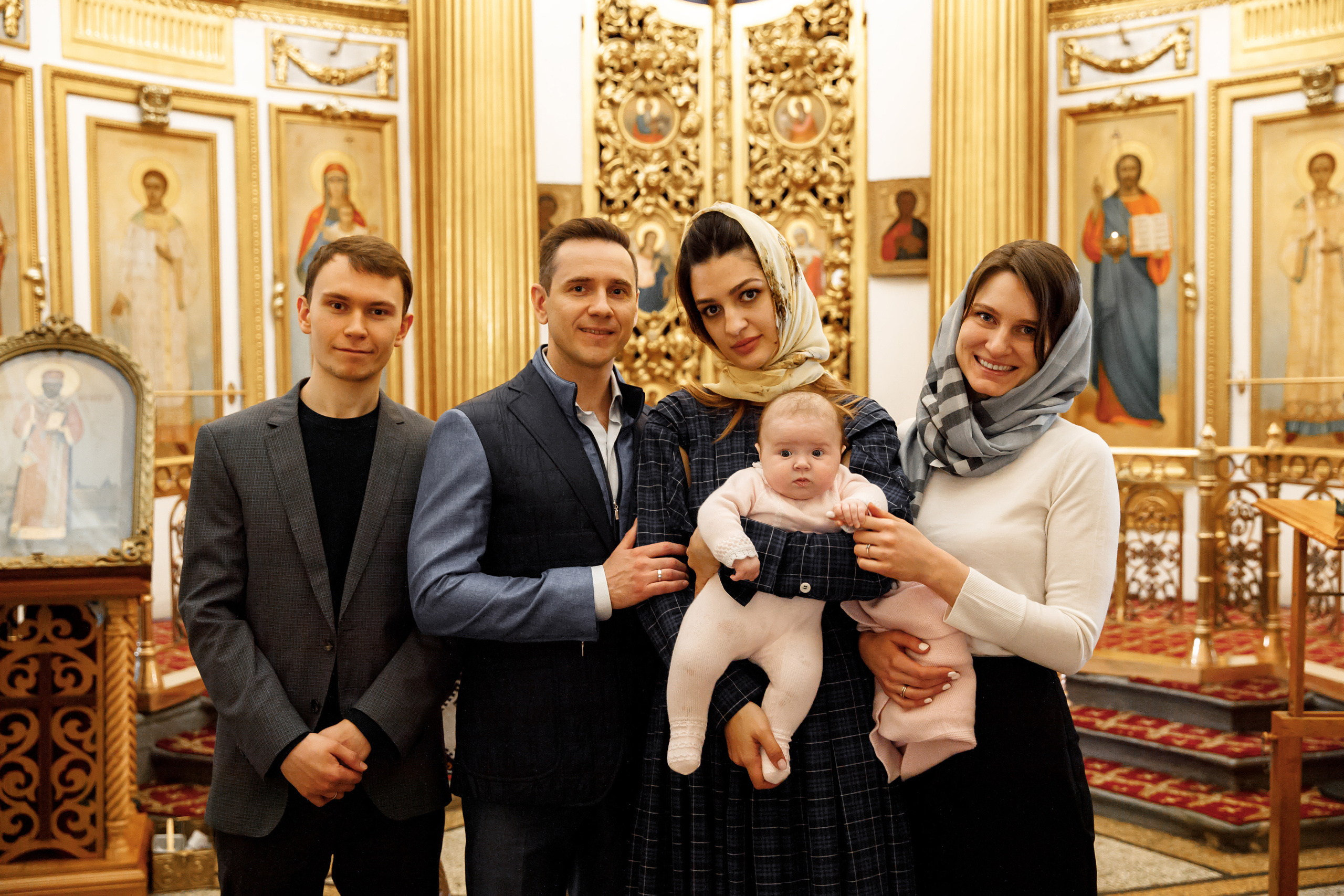 Фотосессия крещения Москва