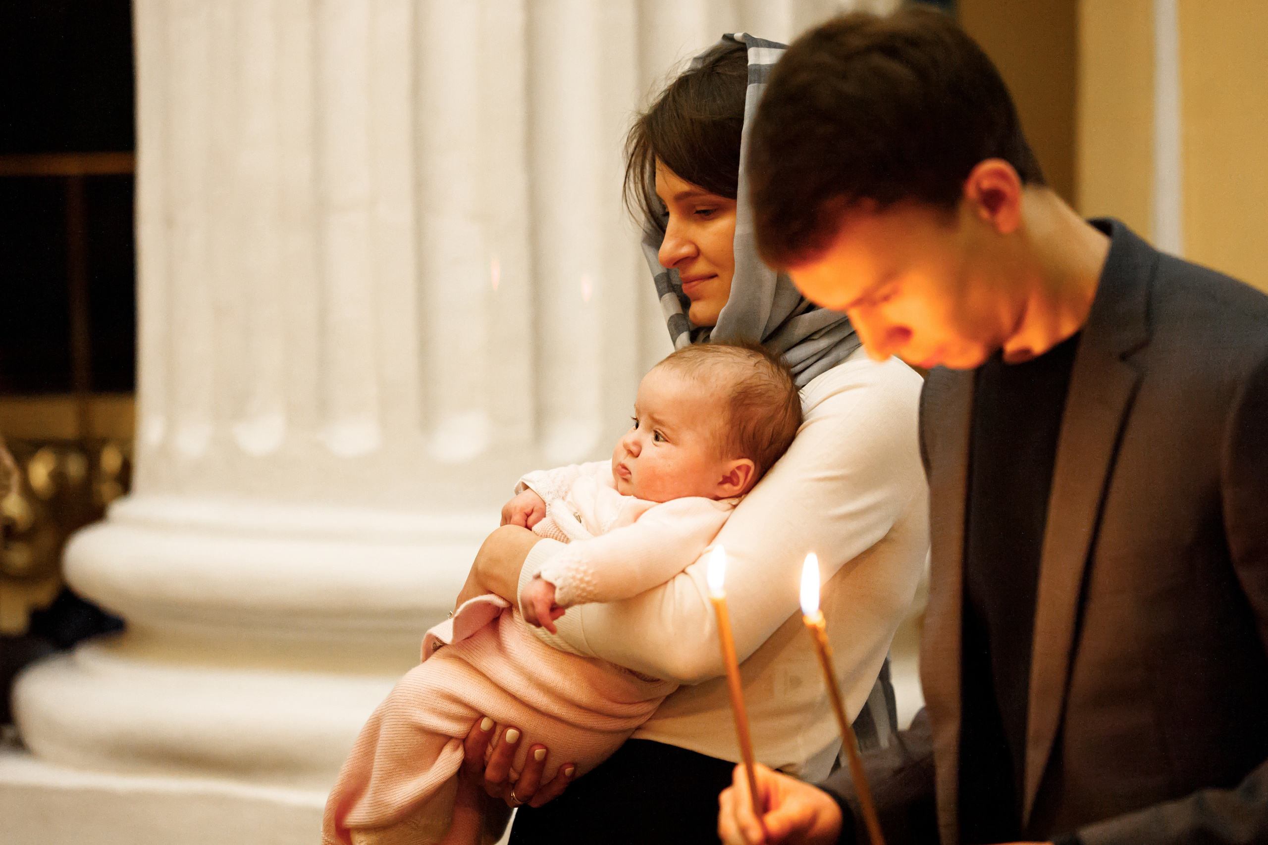 Фотосессия крещения Москва