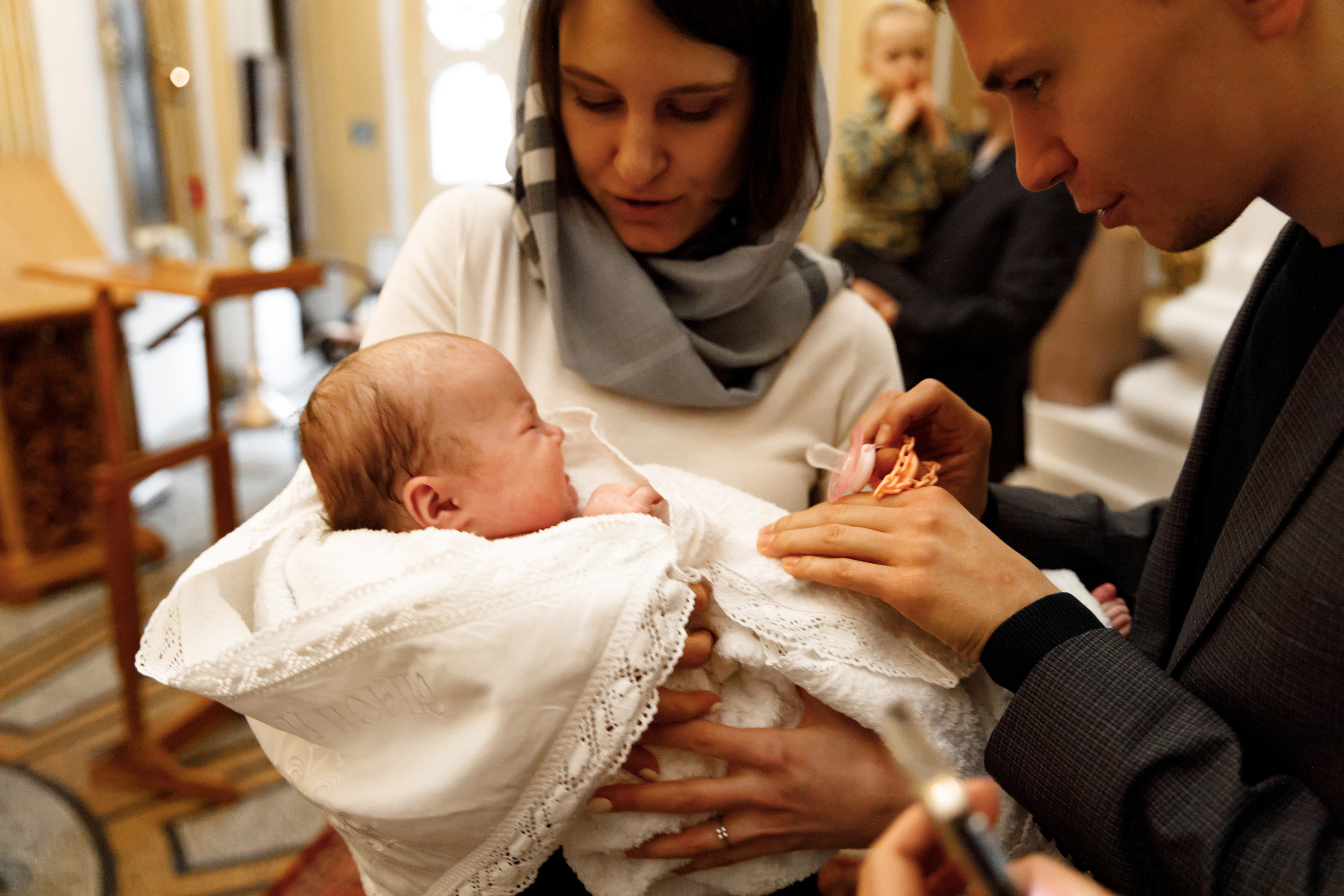 Фотосессия крещения Москва