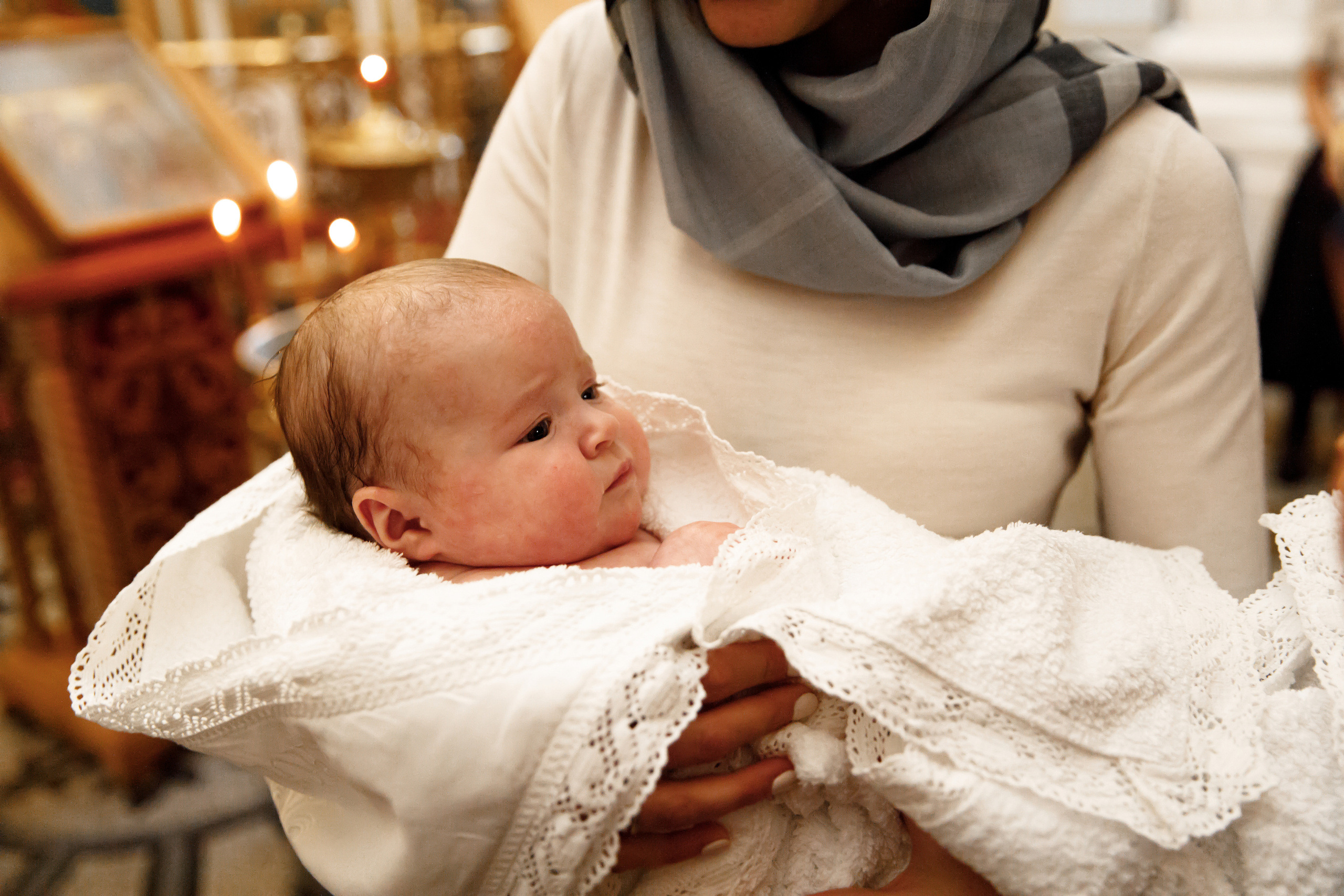 Фотосессия крещения Москва