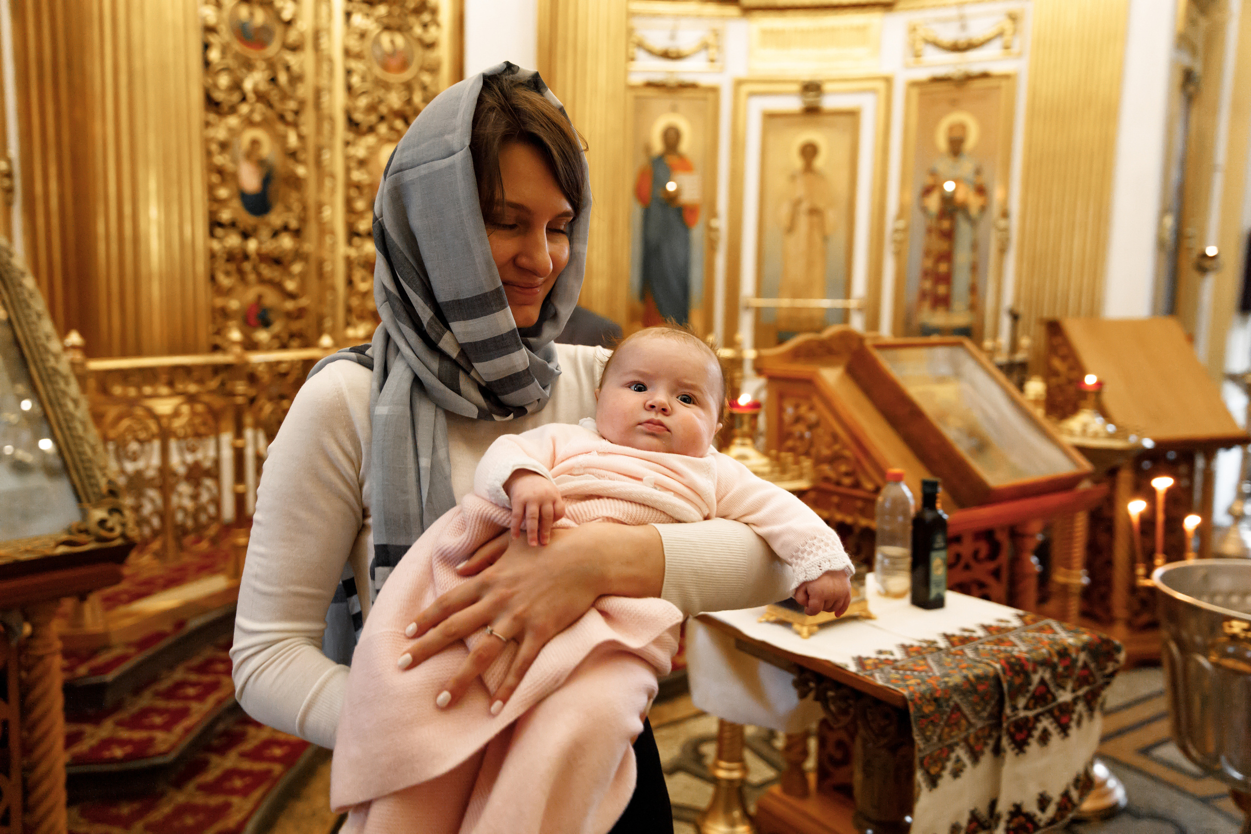 Фотосессия крещения Москва