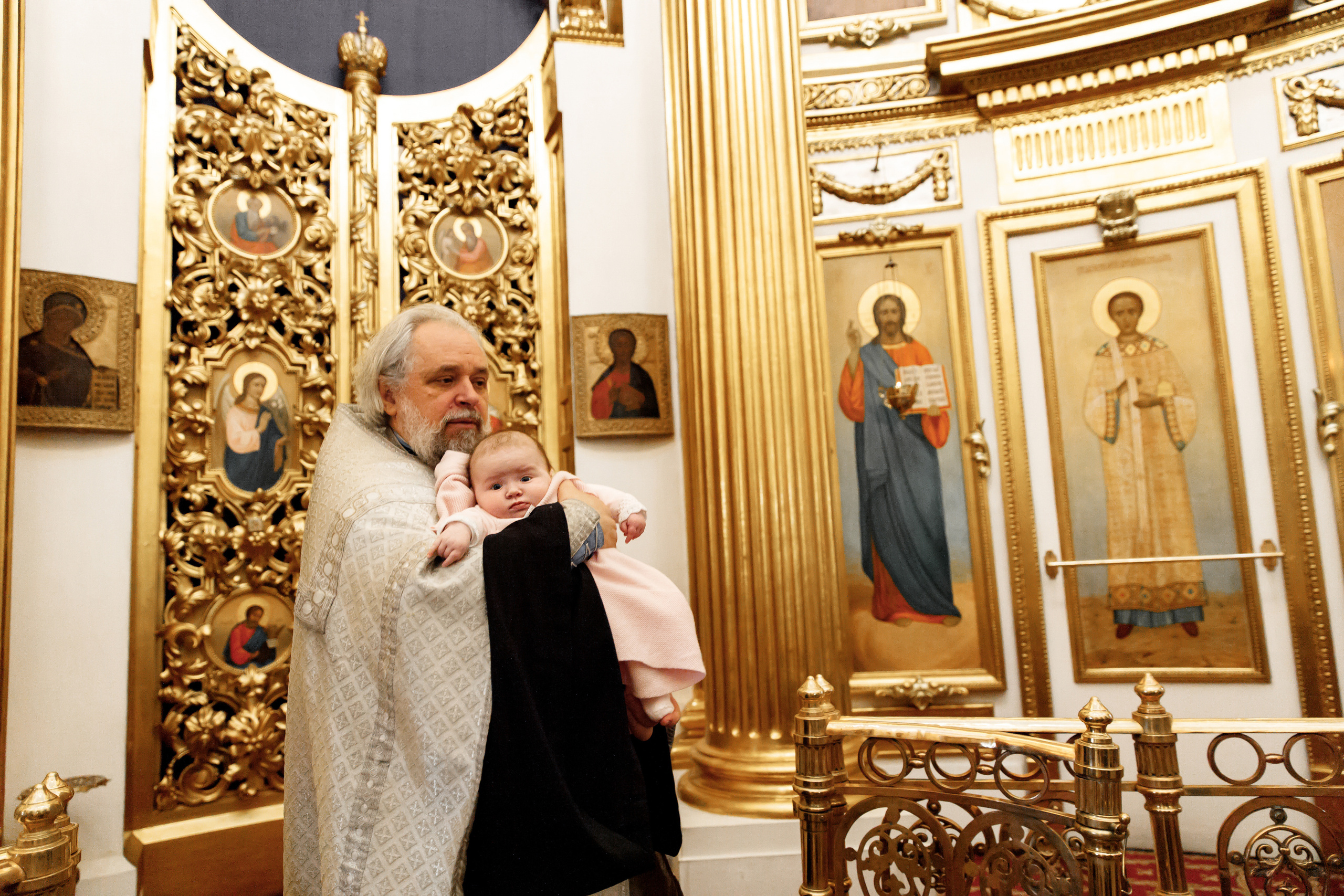 Фотосессия крещения Москва