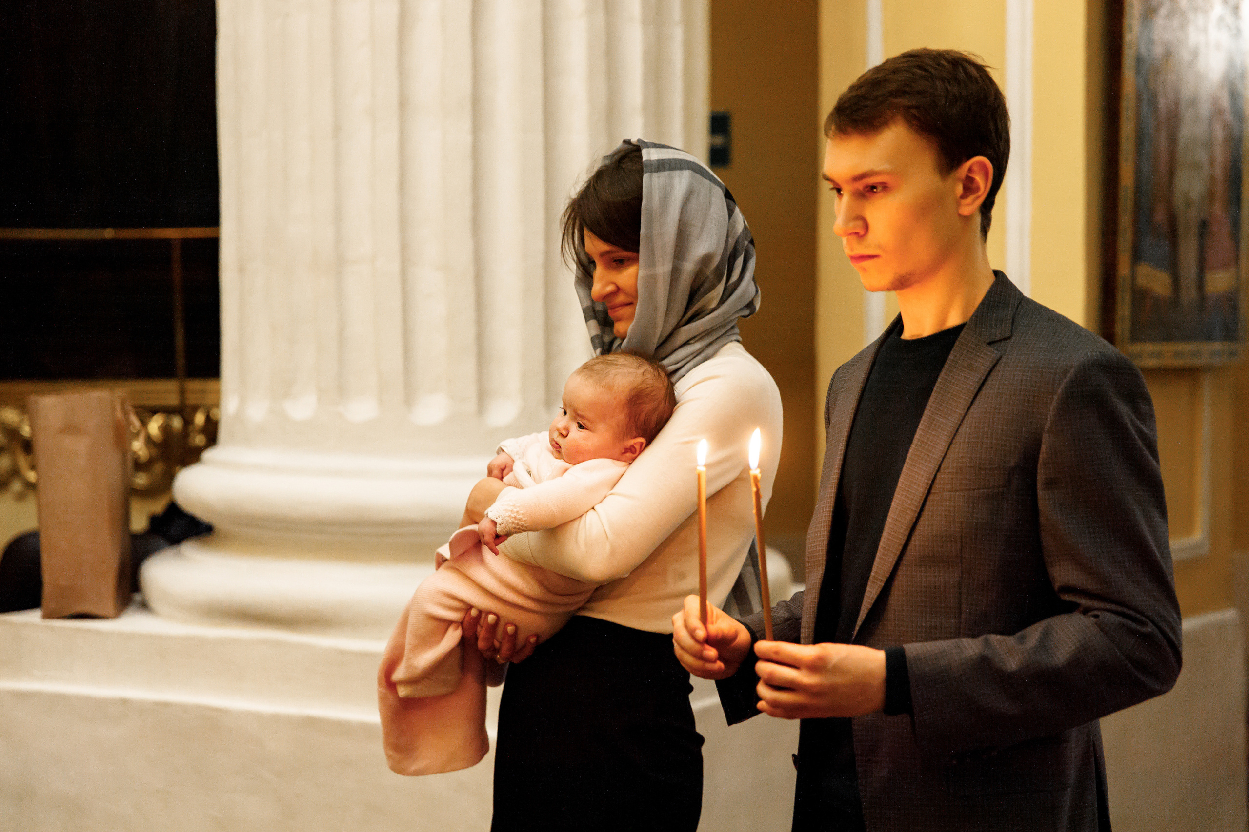 Фотосессия крещения Москва