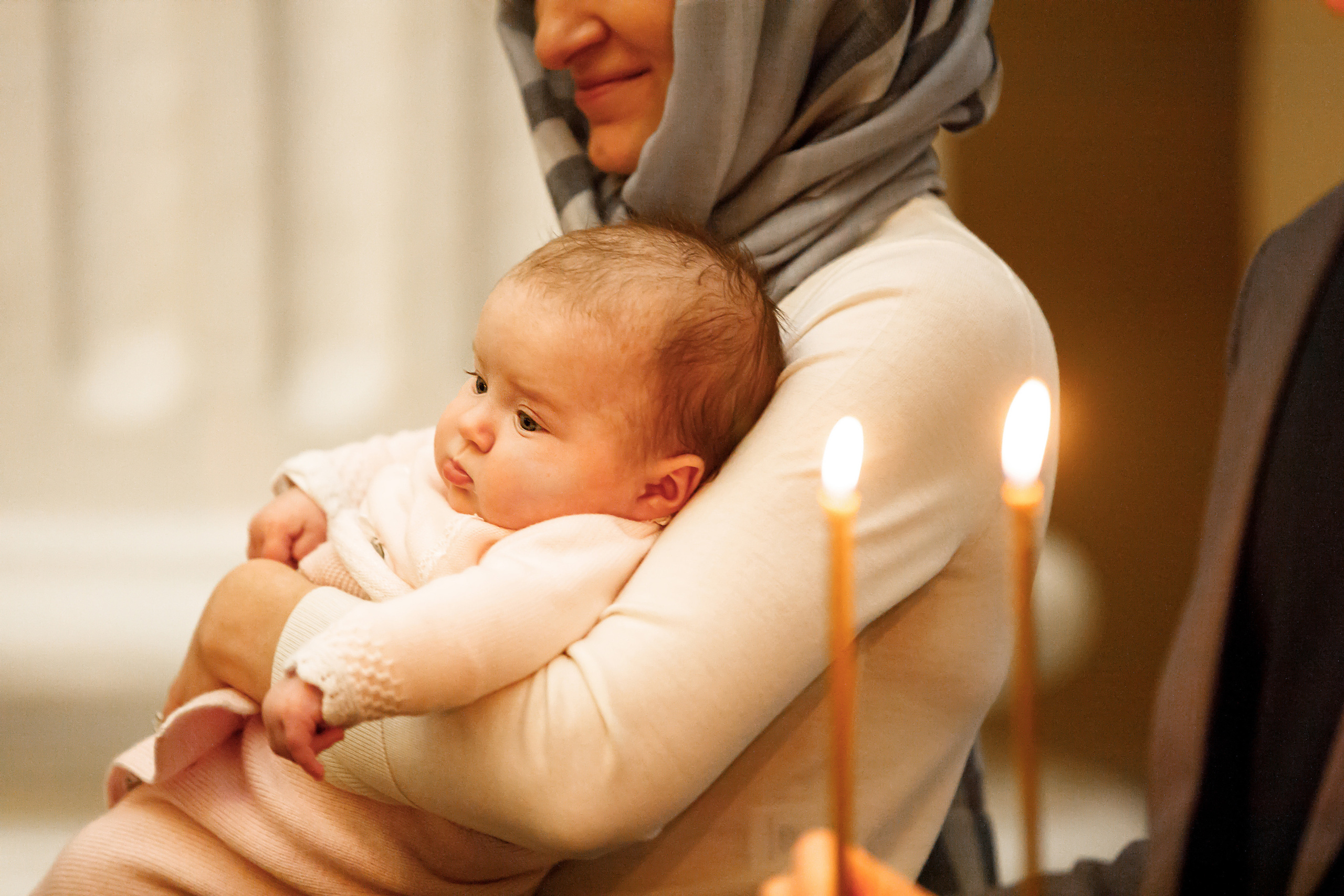 Фотосессия крещения Москва