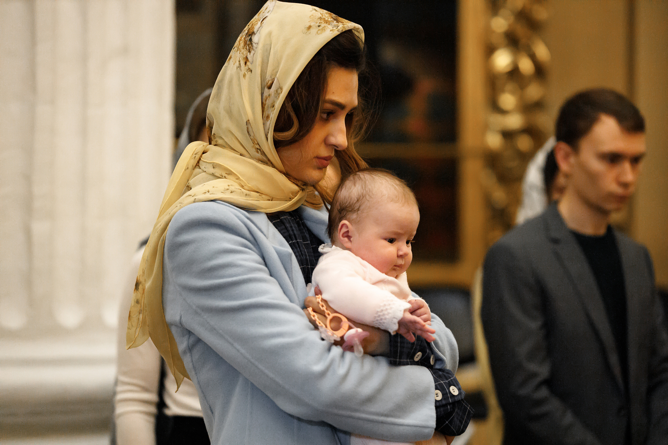 Фотосессия крещения Москва