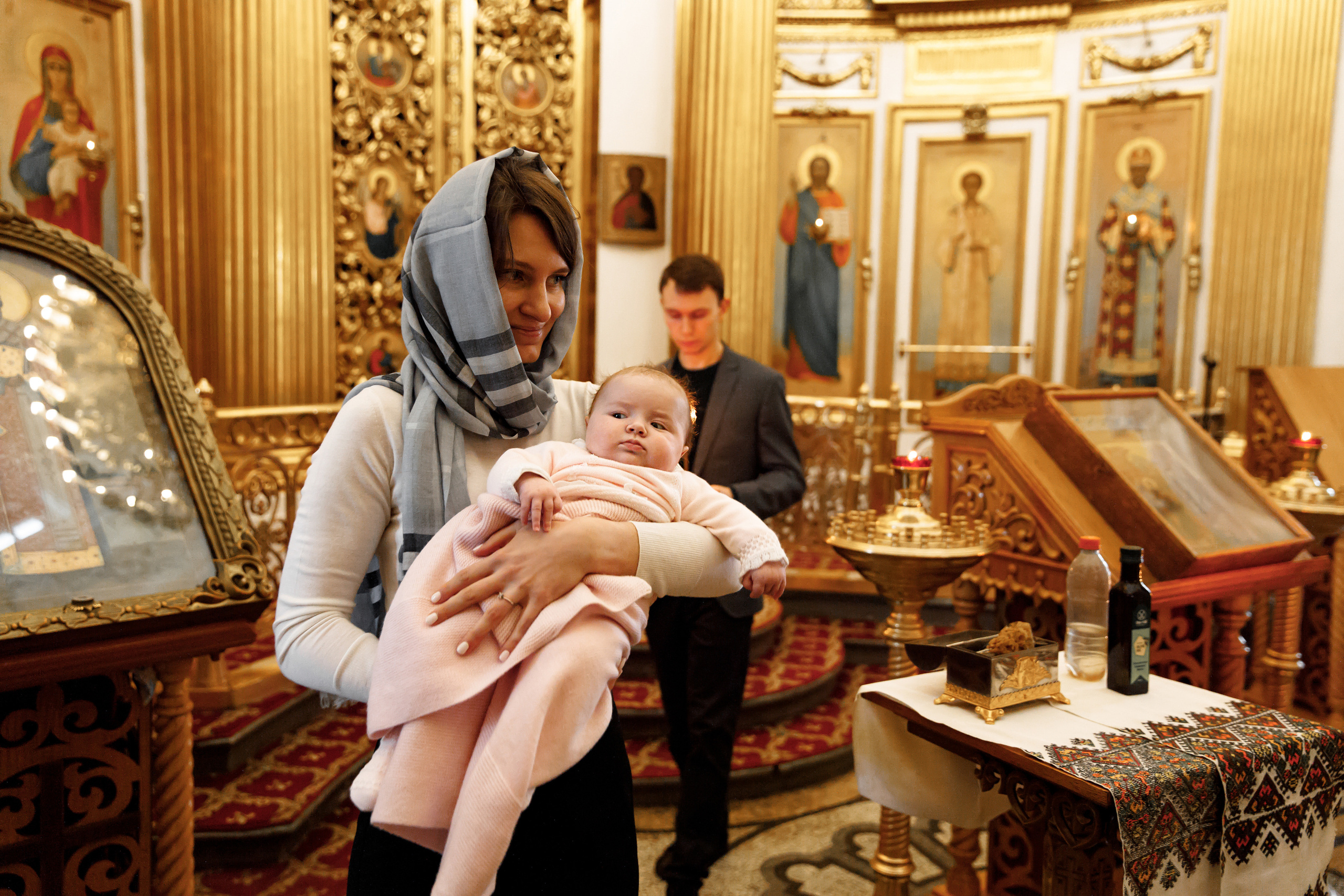 Фотосессия крещения Москва