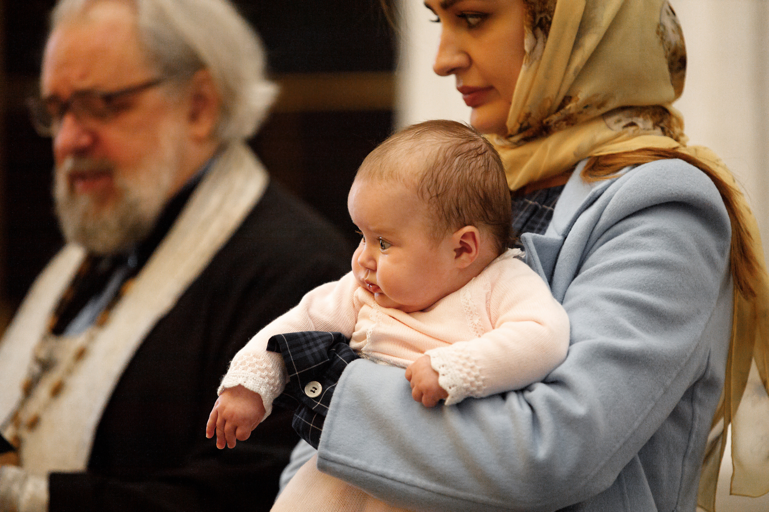 Фотосессия крещения Москва