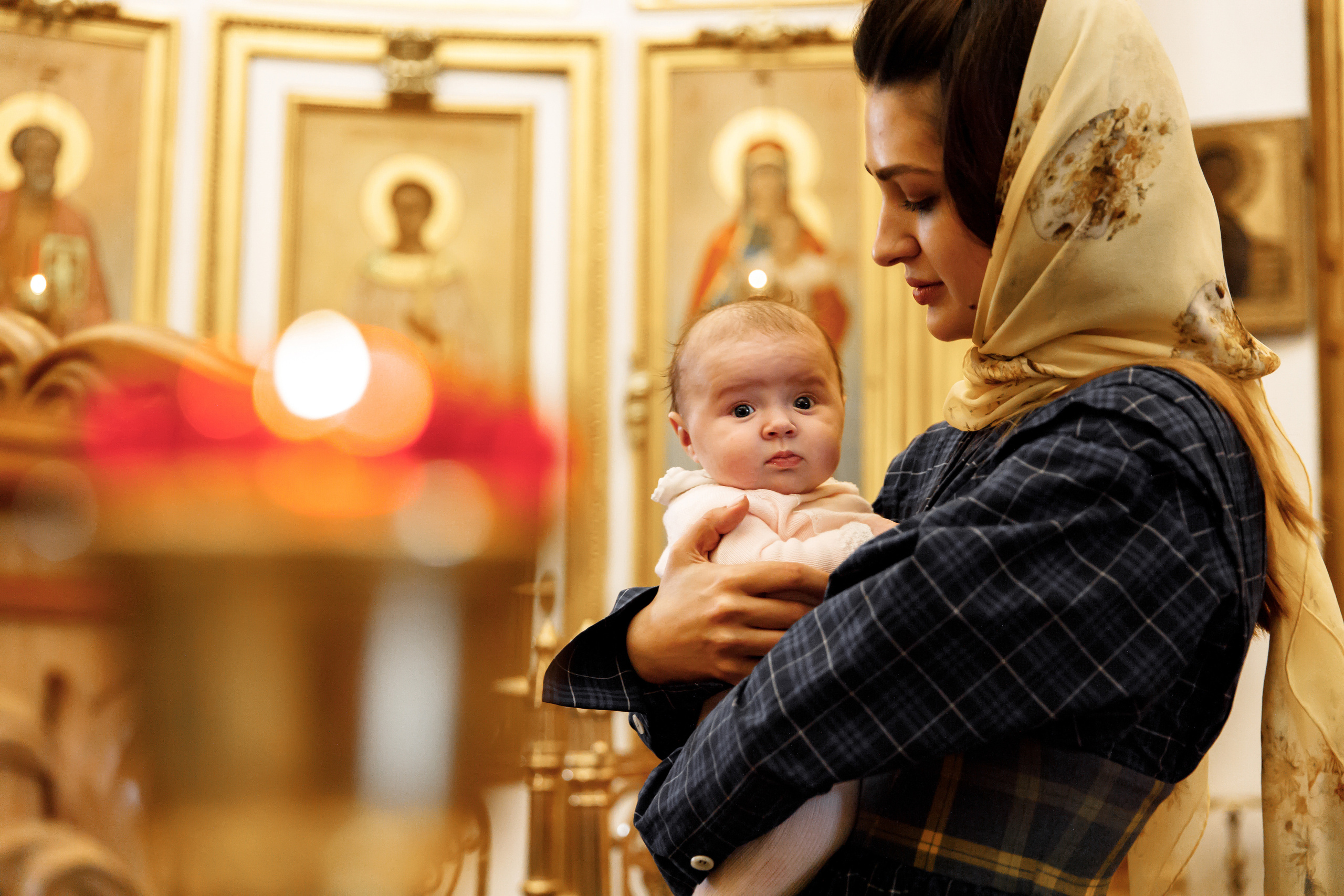 Фотосессия крещения Москва