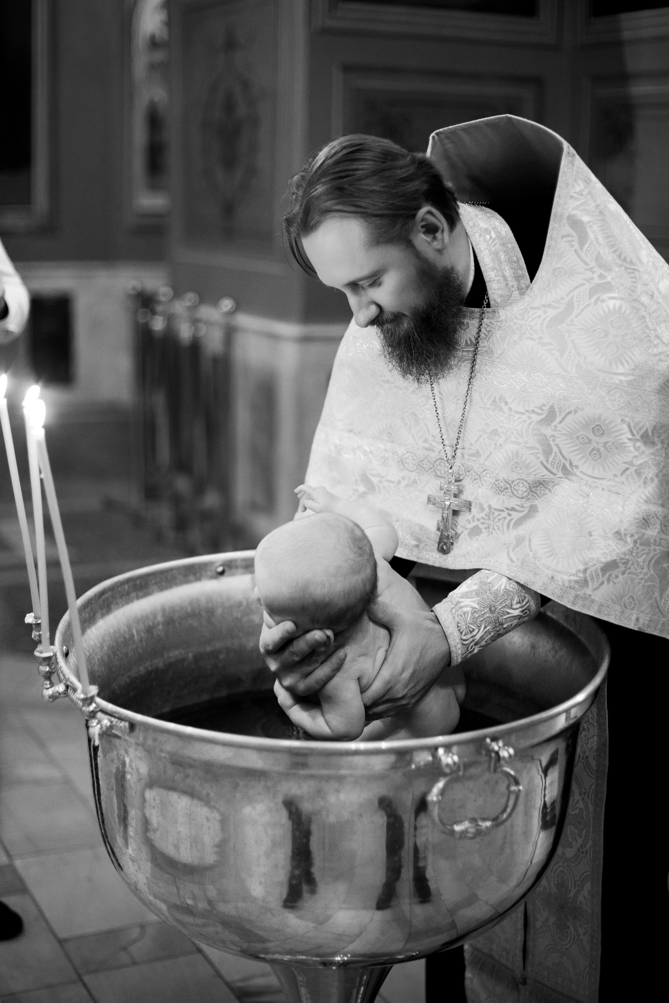 Таинство Крещения. Фотограф новорожденных в Москве Кристина Ткач