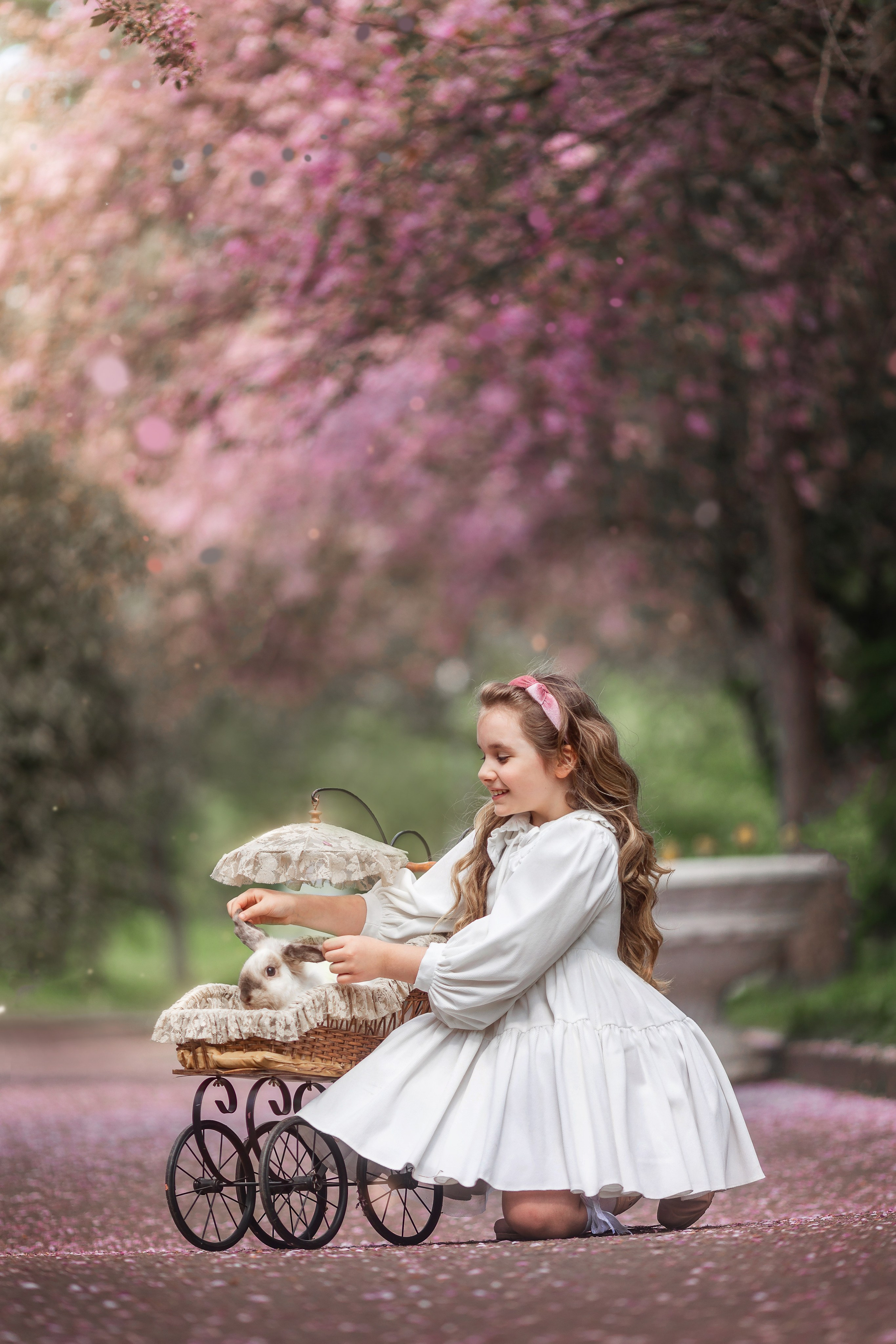 сказочная Фотосессия Фотосессия в цветении детский фотограф