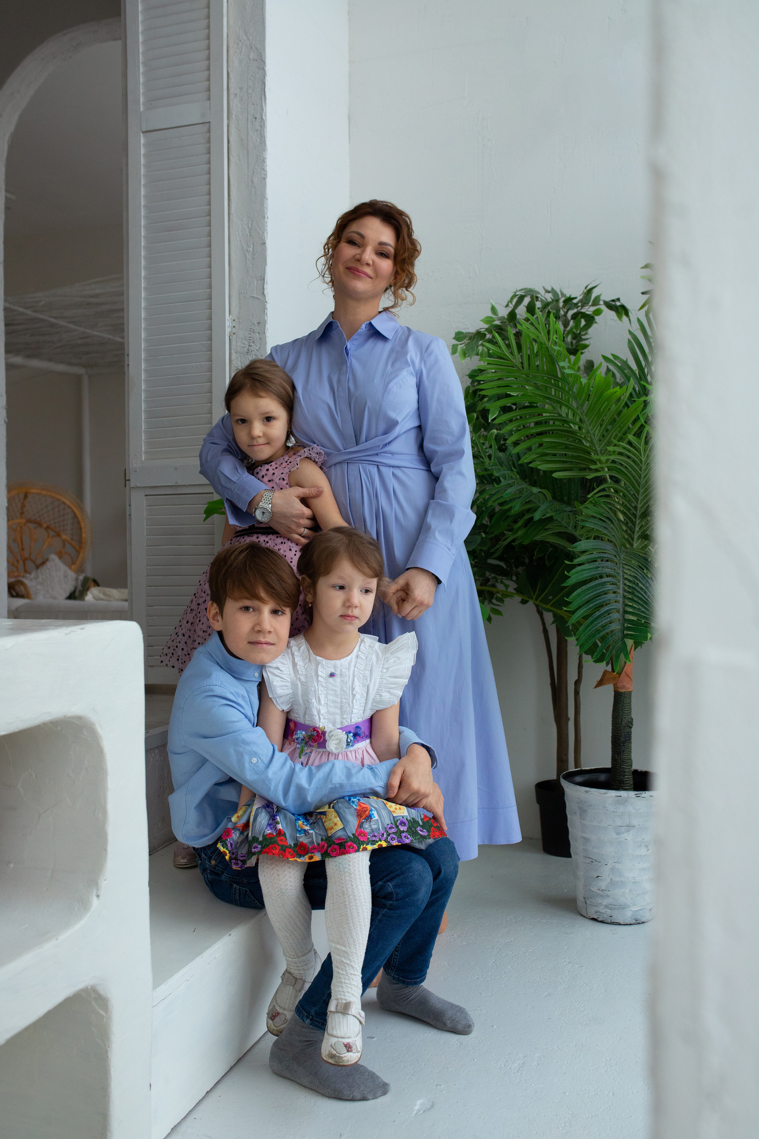 Марьяна, Федя, Зоя и Валя. Семейный и детский фотограф Москва Анастасия Барышева