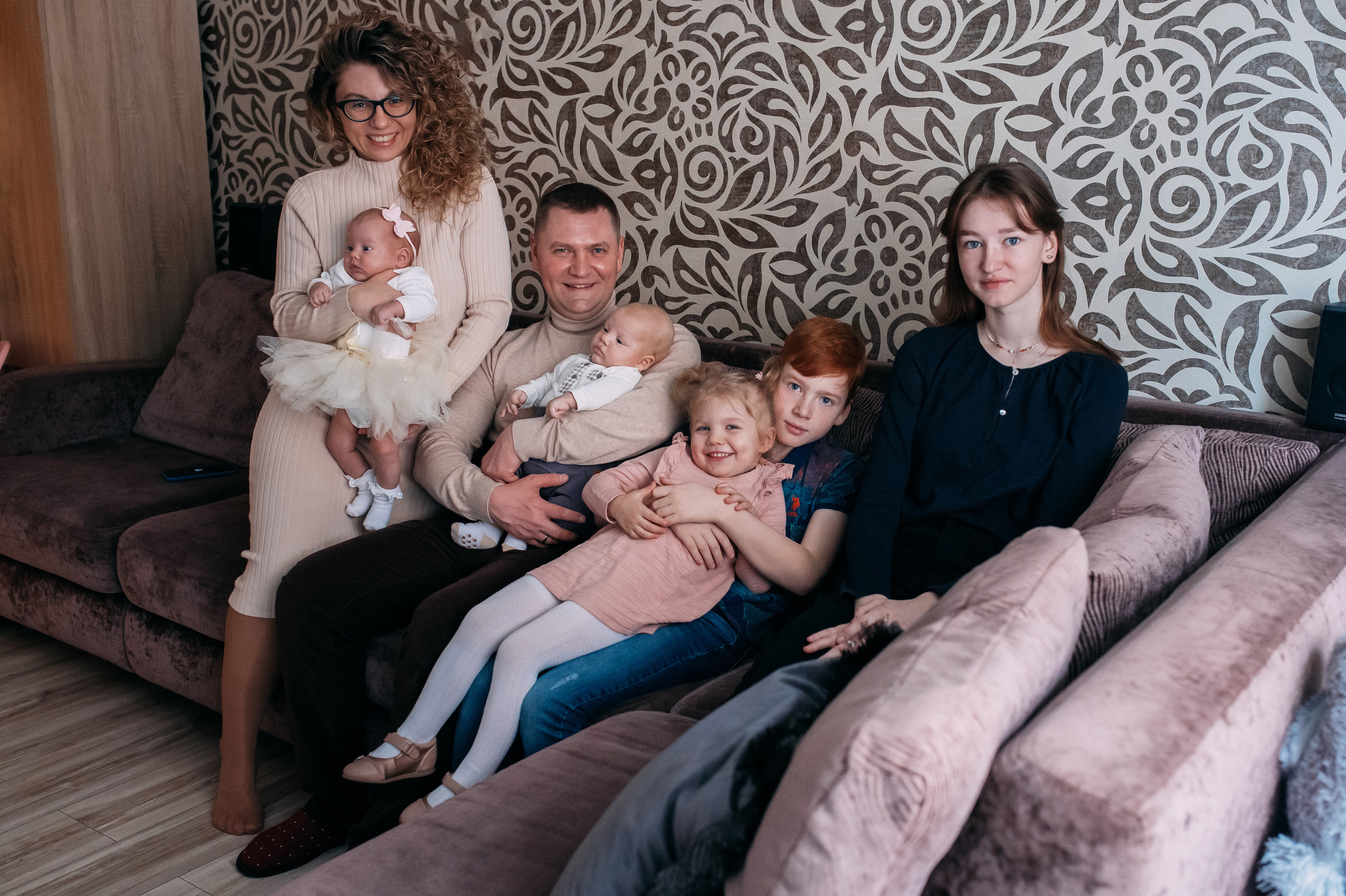 Анна, Алексей, Катя, Егор, Настя, Вера и Юра. Семейный и детский фотограф Москва Анастасия Барышева