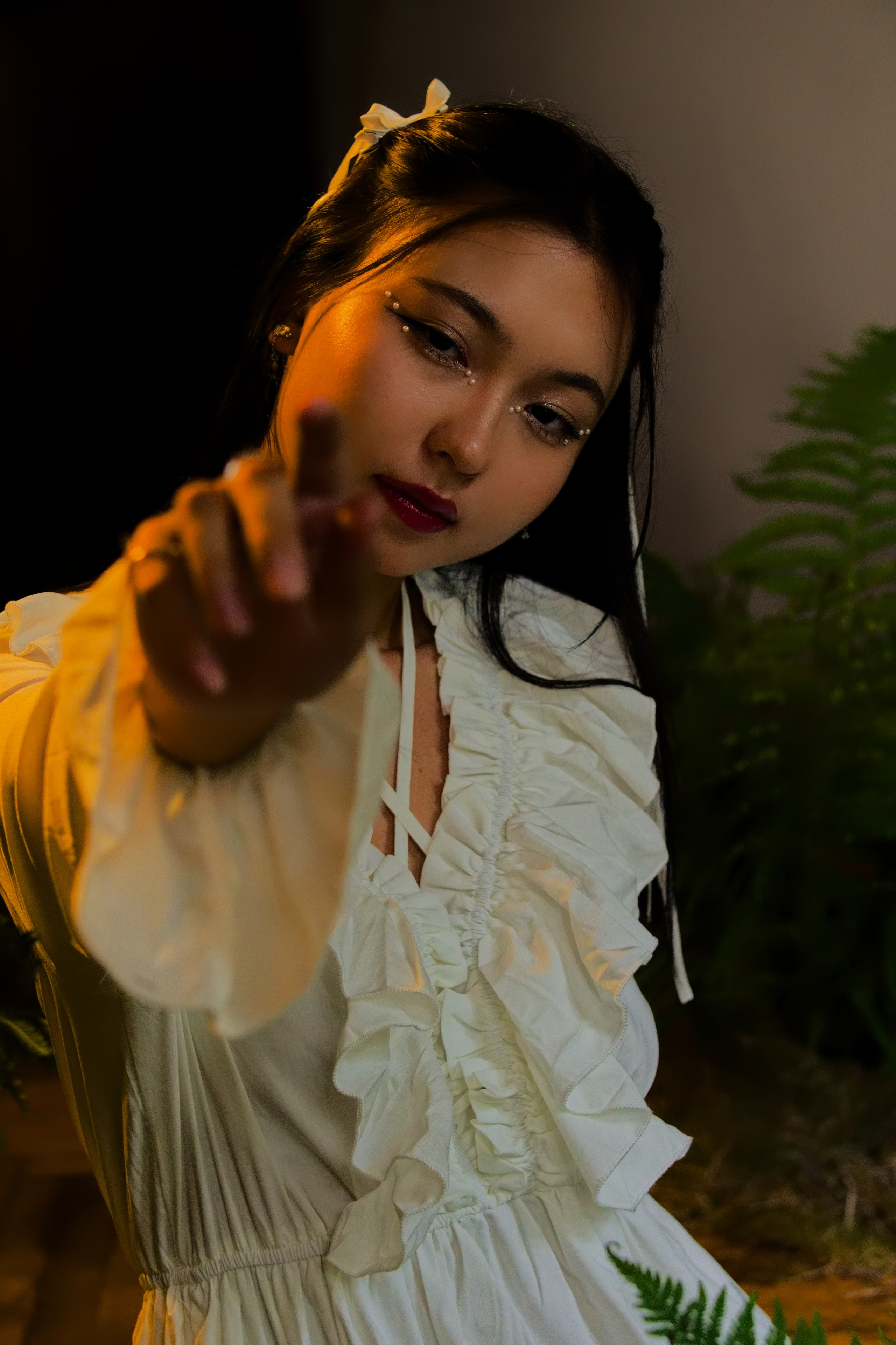 Аделина. Папоротник. Фотограф Денис Шемет