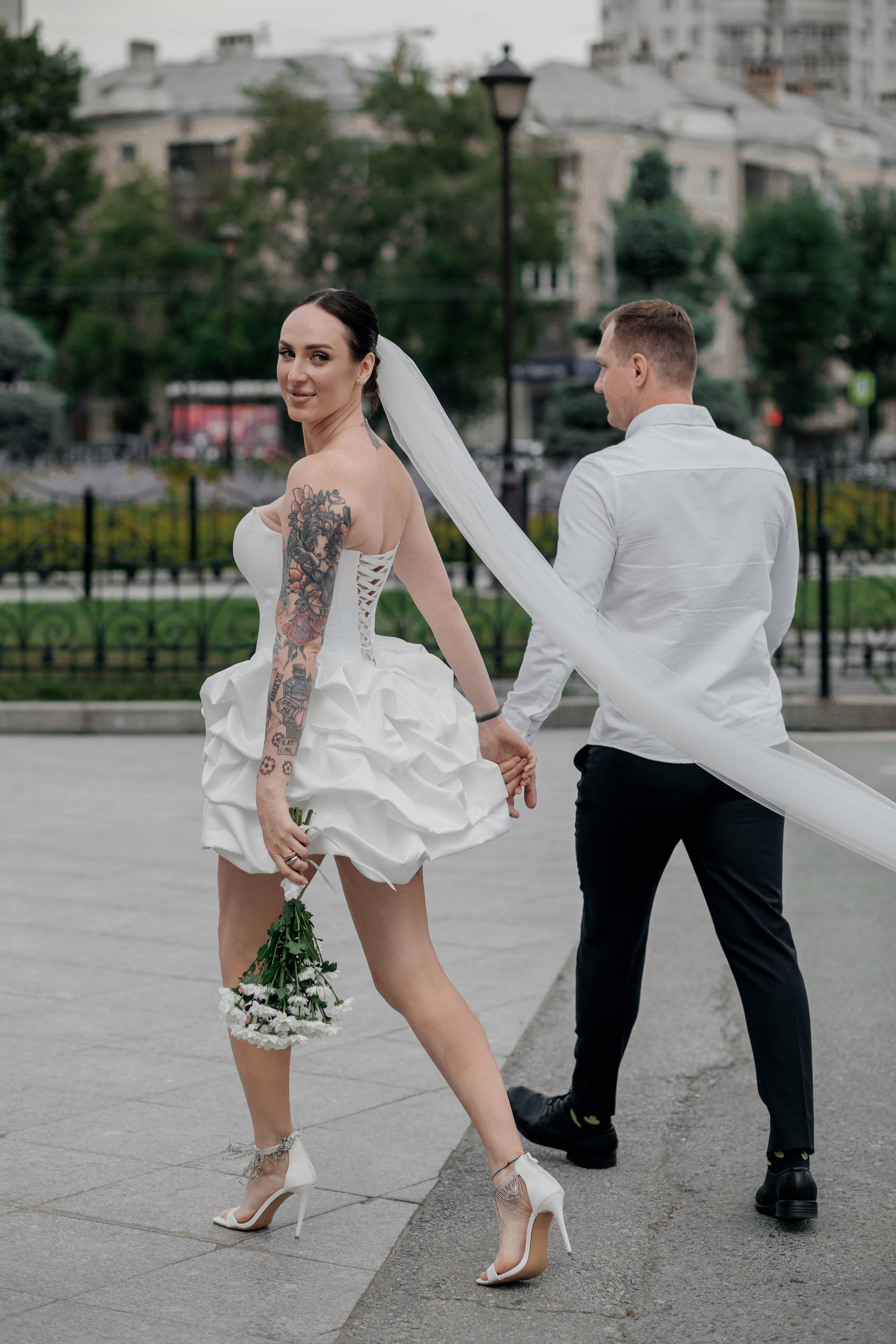 Свадебная прогулка Сергей и Вика. Свадебный и семейный фотограф Ибрагимова Мария из Екатеринбурга