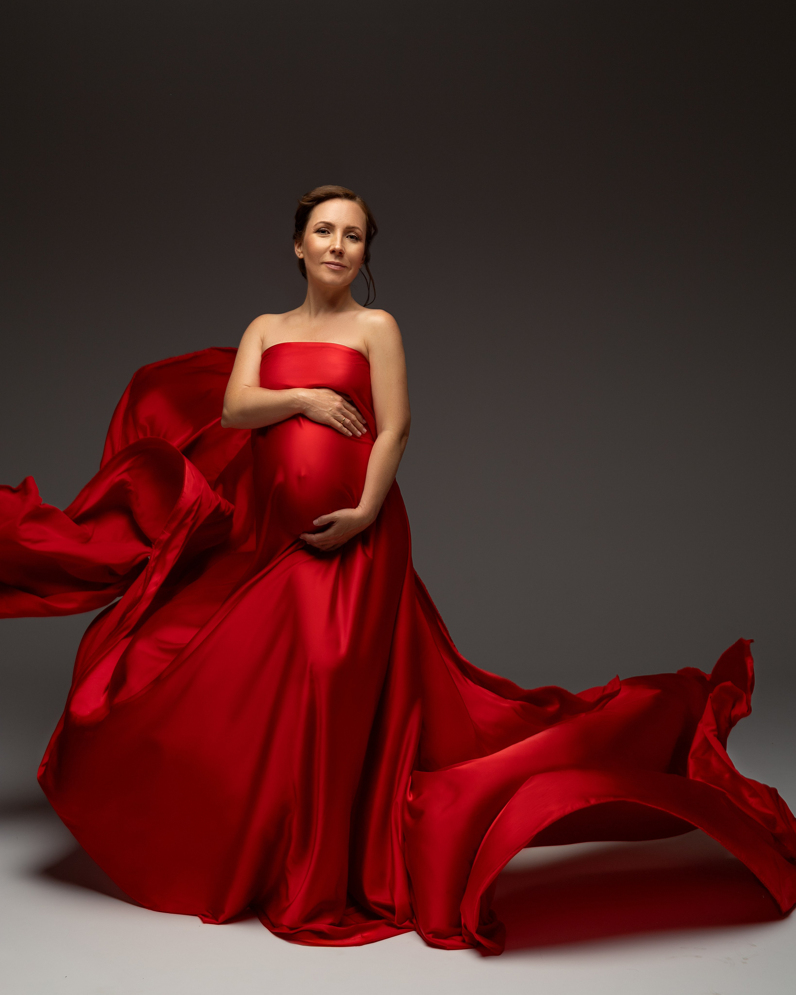 Шёлк красный 5 метров