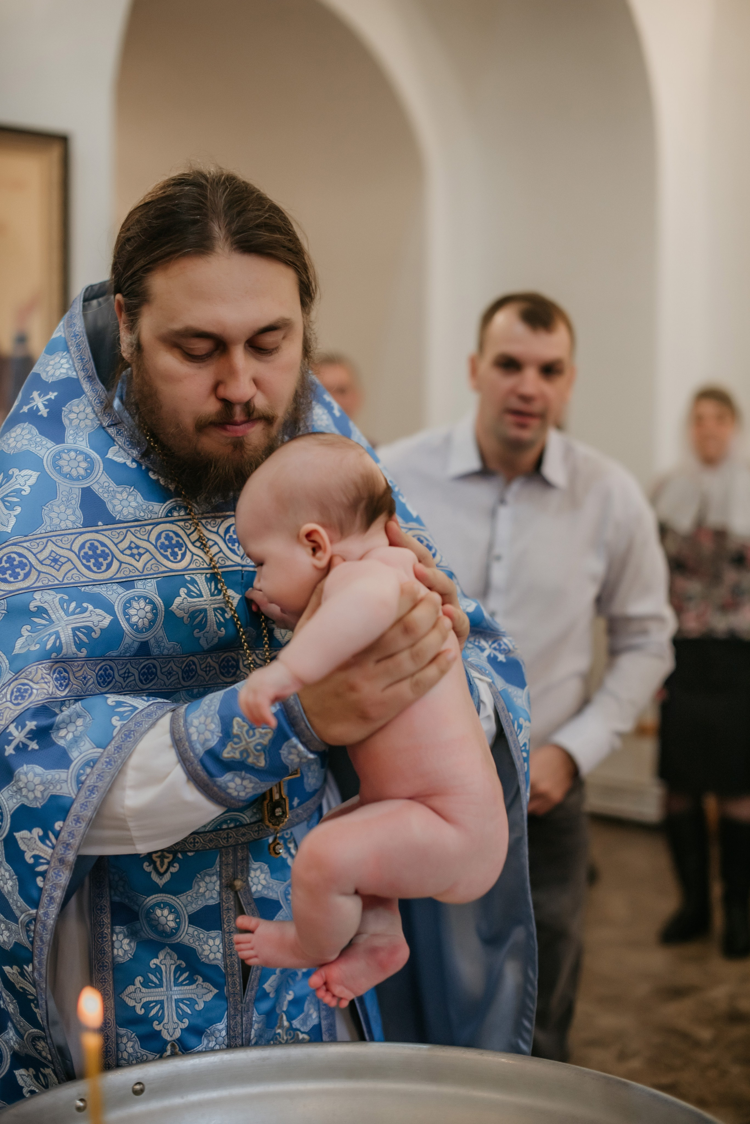 Таинство крещения Анны. Свадебный, семейный и портретный фотограф в Суворове Анастасия Седыкин