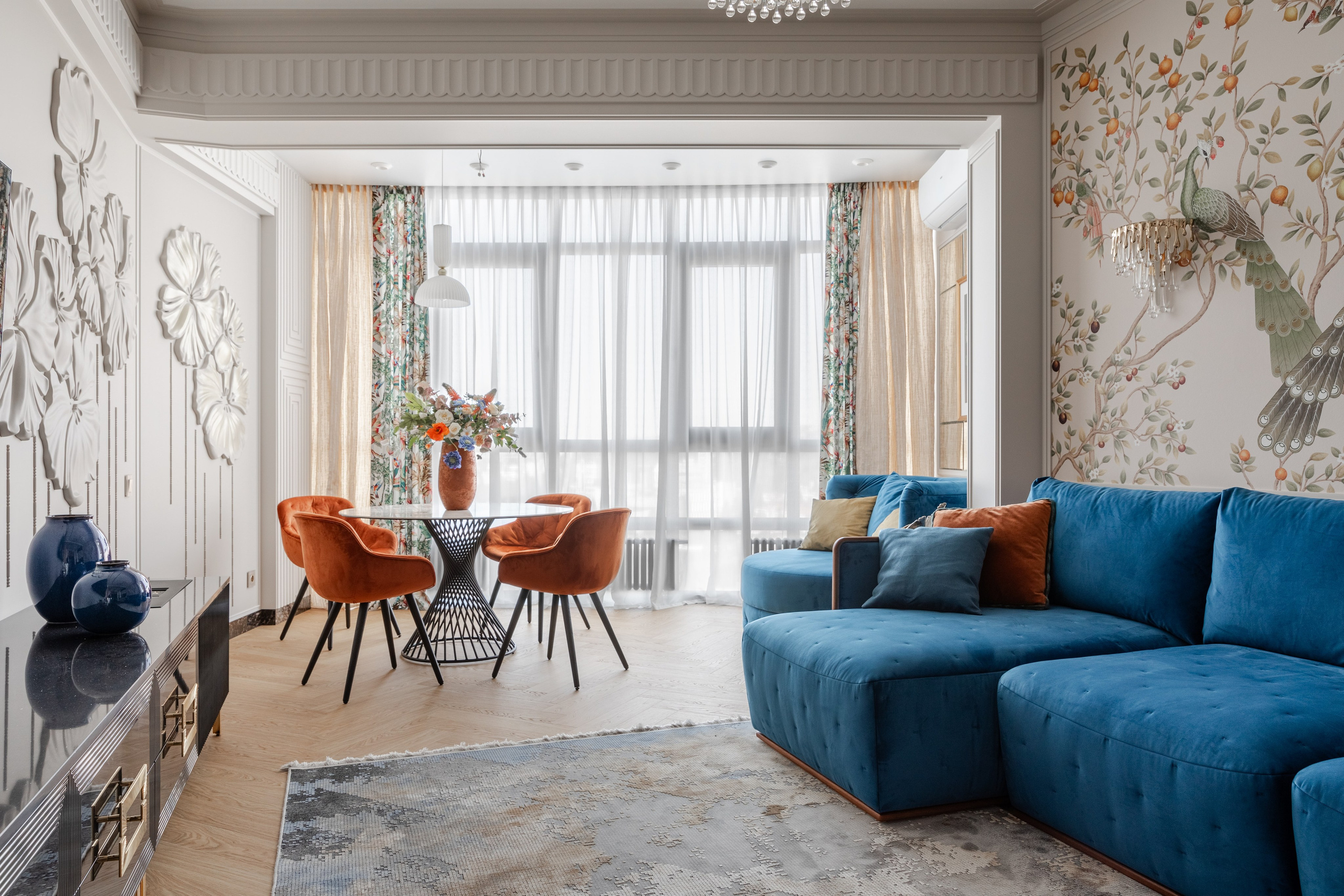 Интерьерная фотосъемка квартиры в ЖК "Красная Площадь". Интерьерный фотограф Москва