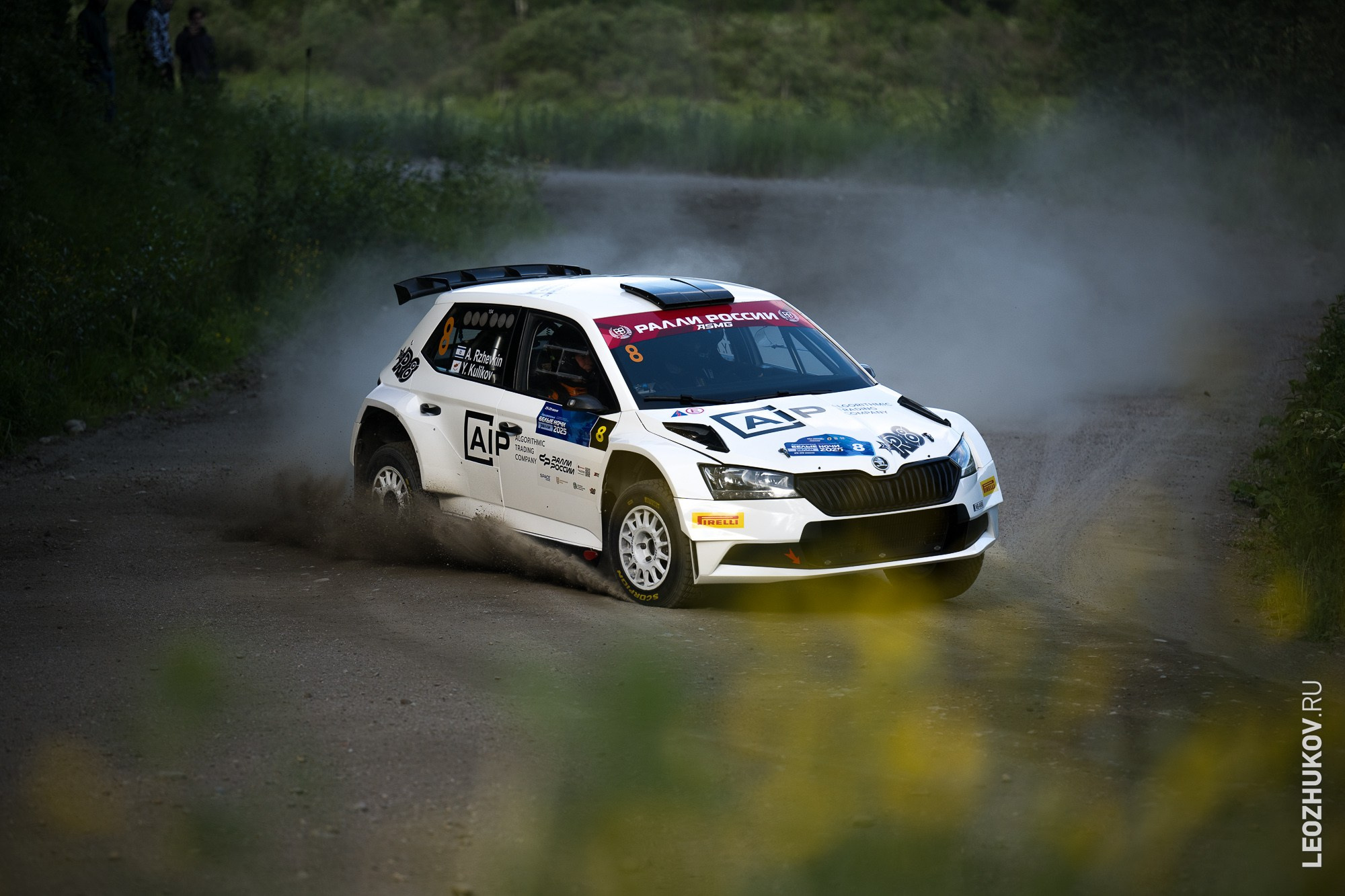 White nights rally 2025. Sports photographer Leonid Zhukov