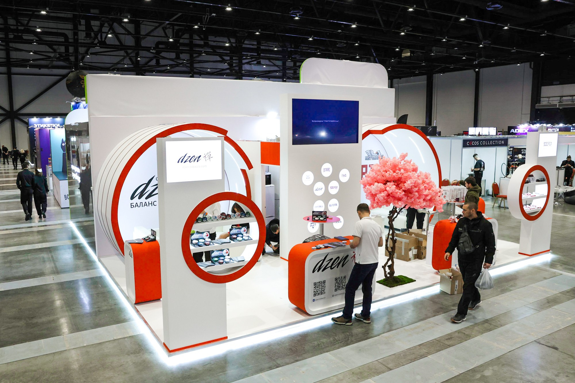 Застройка Hookah Club Show. Фотограф Дарья Попова