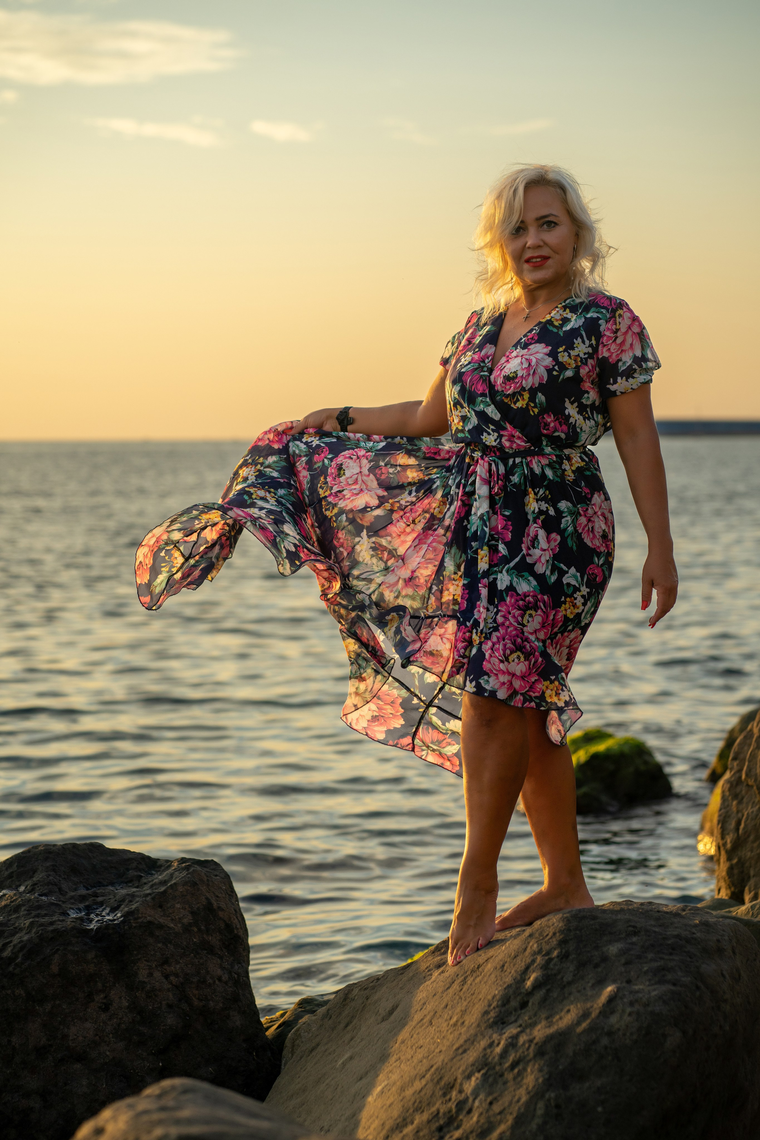 Фотосессия на бергу моря. Фотограф в Сочи Тиунова Маргарита и Тиунов Евгений