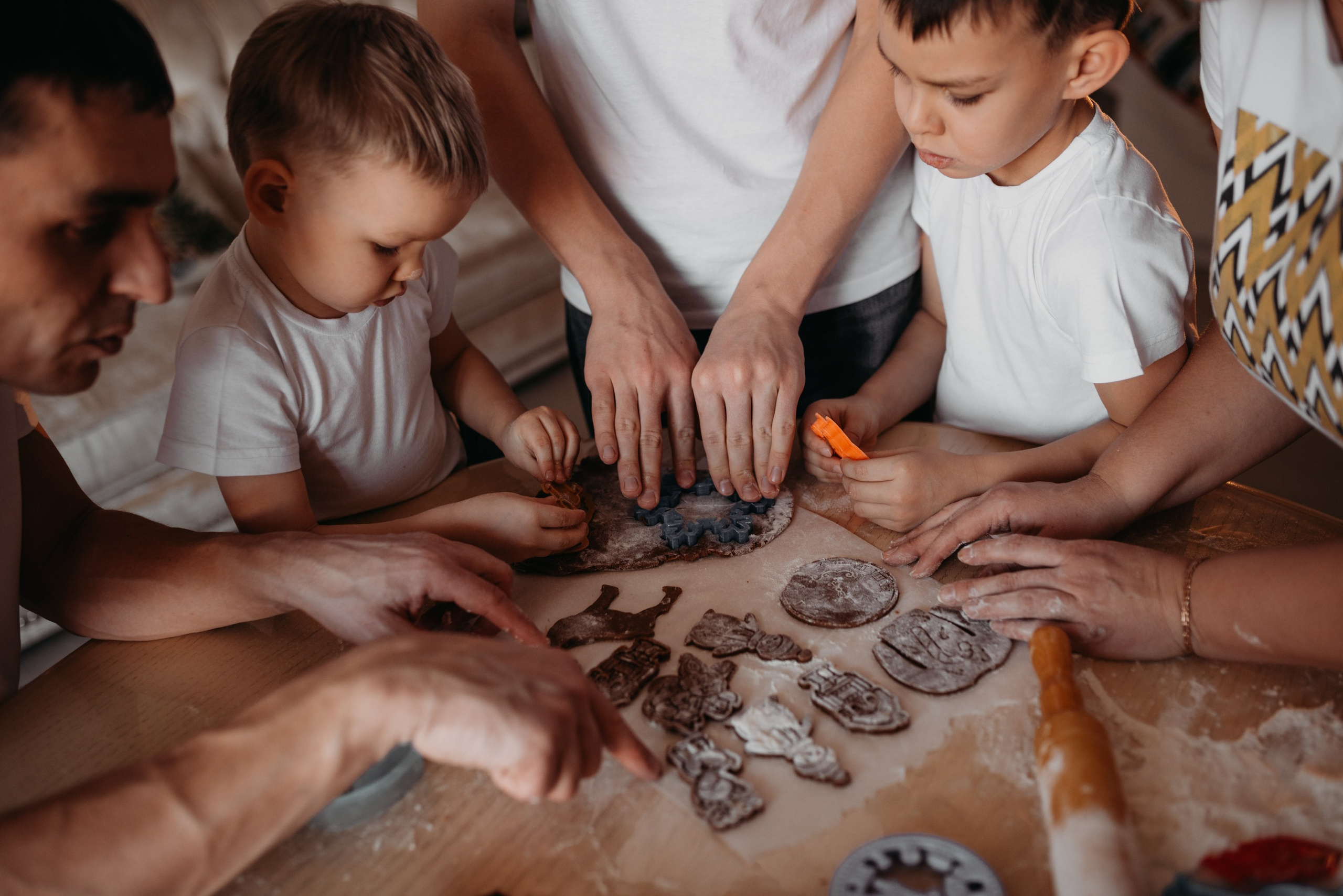 Юлия, Алексей, Тихон, Трофим и Потап. Семейный и детский фотограф в Новосибирске и Краснообске — Анна Ким