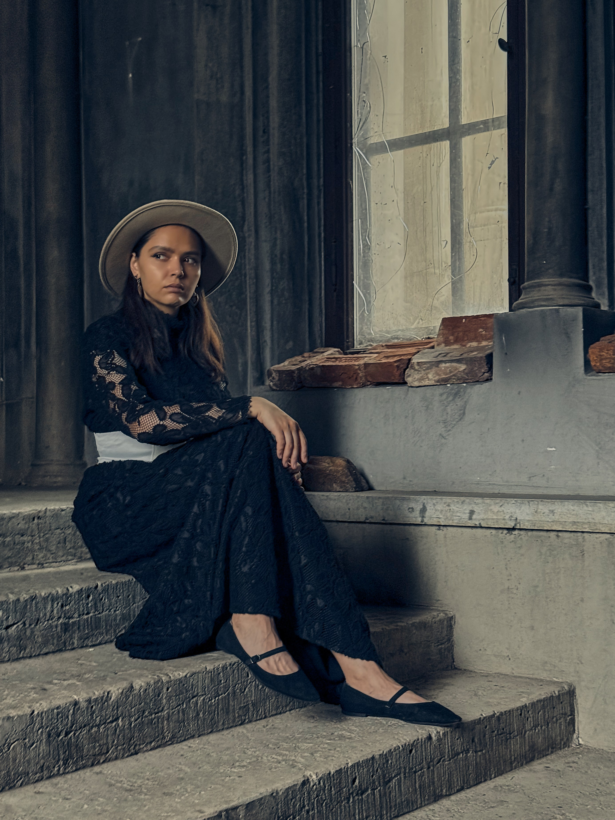 Контент съемка в готическом стиле. Портретный фотограф Санкт-Петербург