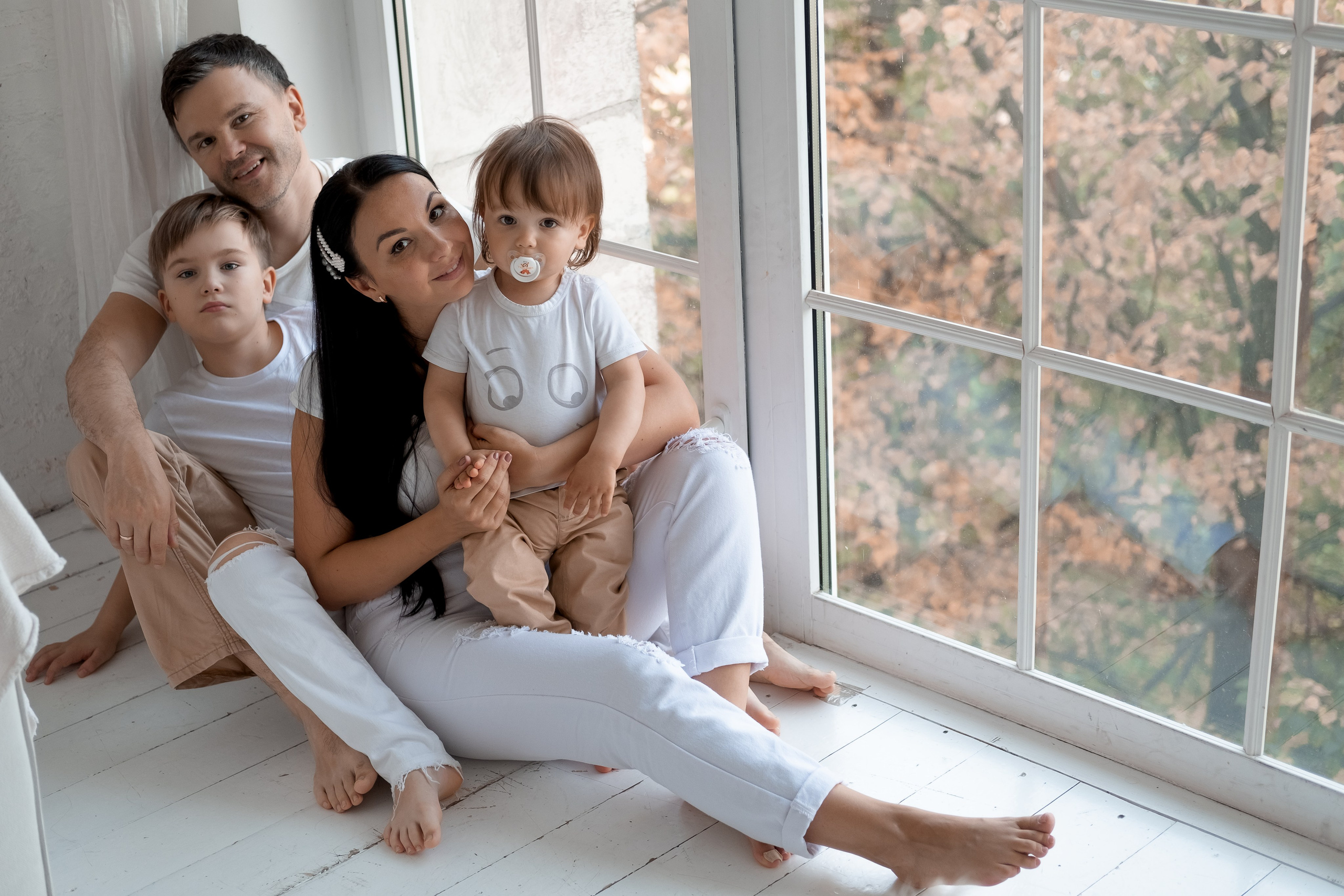 Семейная фотосессия (прогулки и студии). Семейный и женский фотограф в Санкт-Петербурге