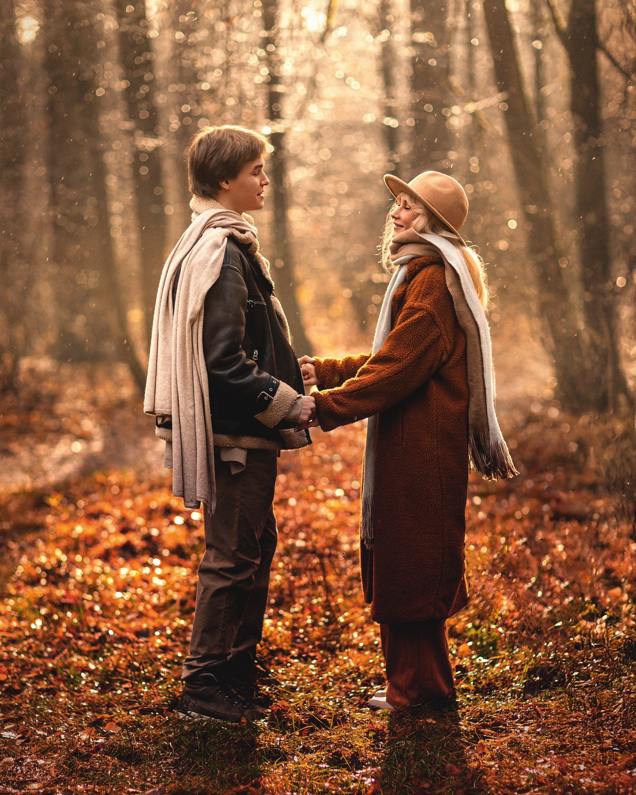 Осенняя лавстори. Детский и семейный фотограф Елена Михайлова в Москве