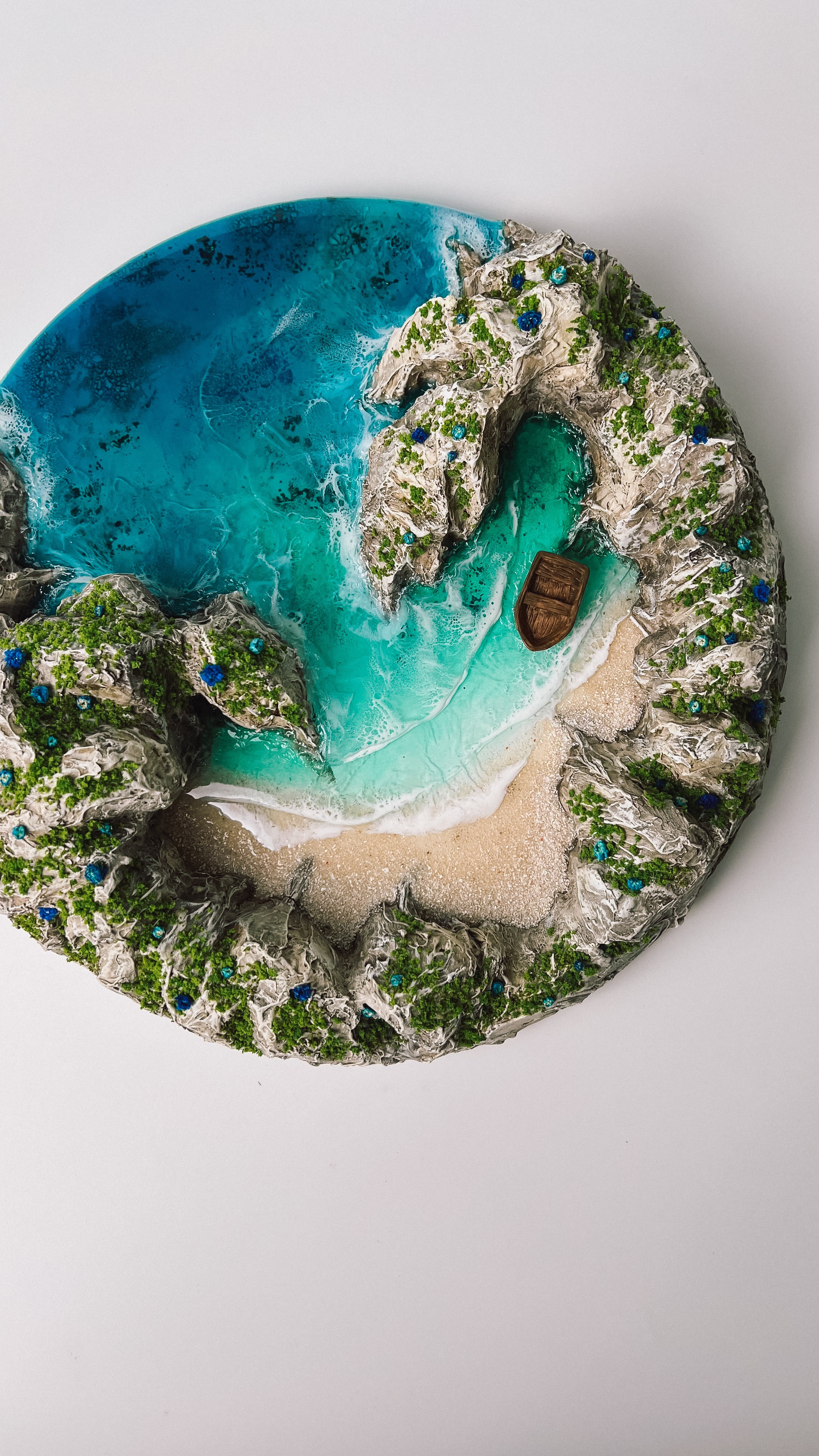 Эпоксидная смола. Seatales — эпоксидная смола и спиртовые чернила