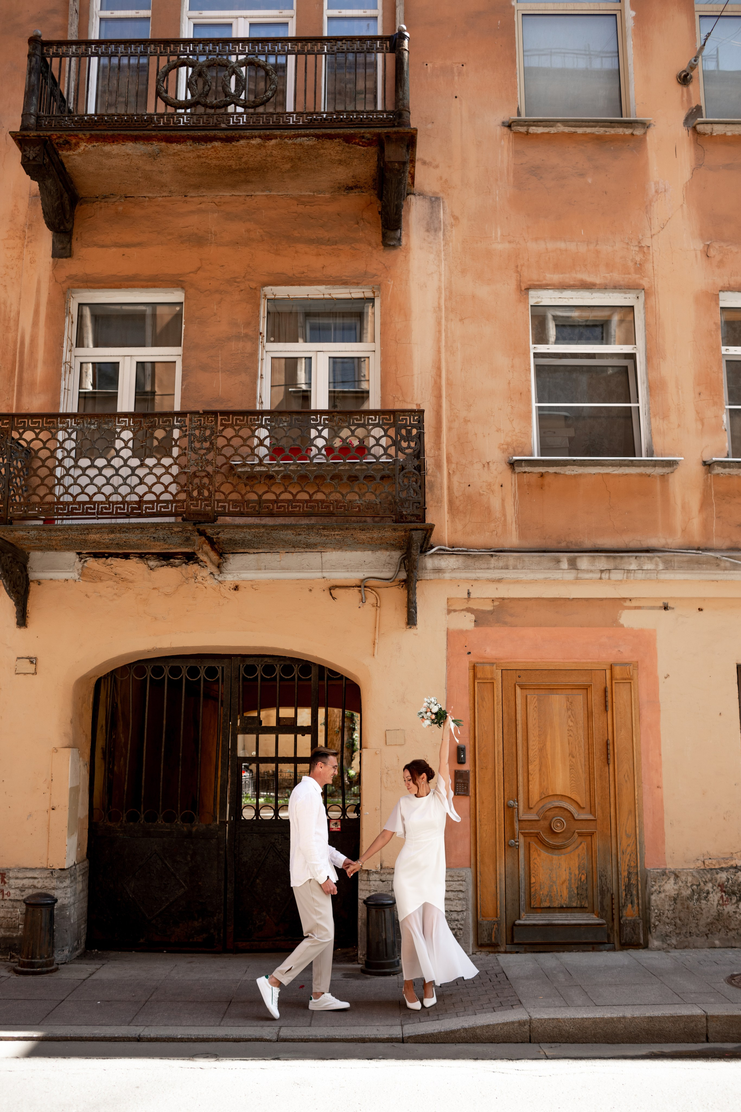 свадебный фотограф Санкт-Петербург, прогулка на Соляном переулке