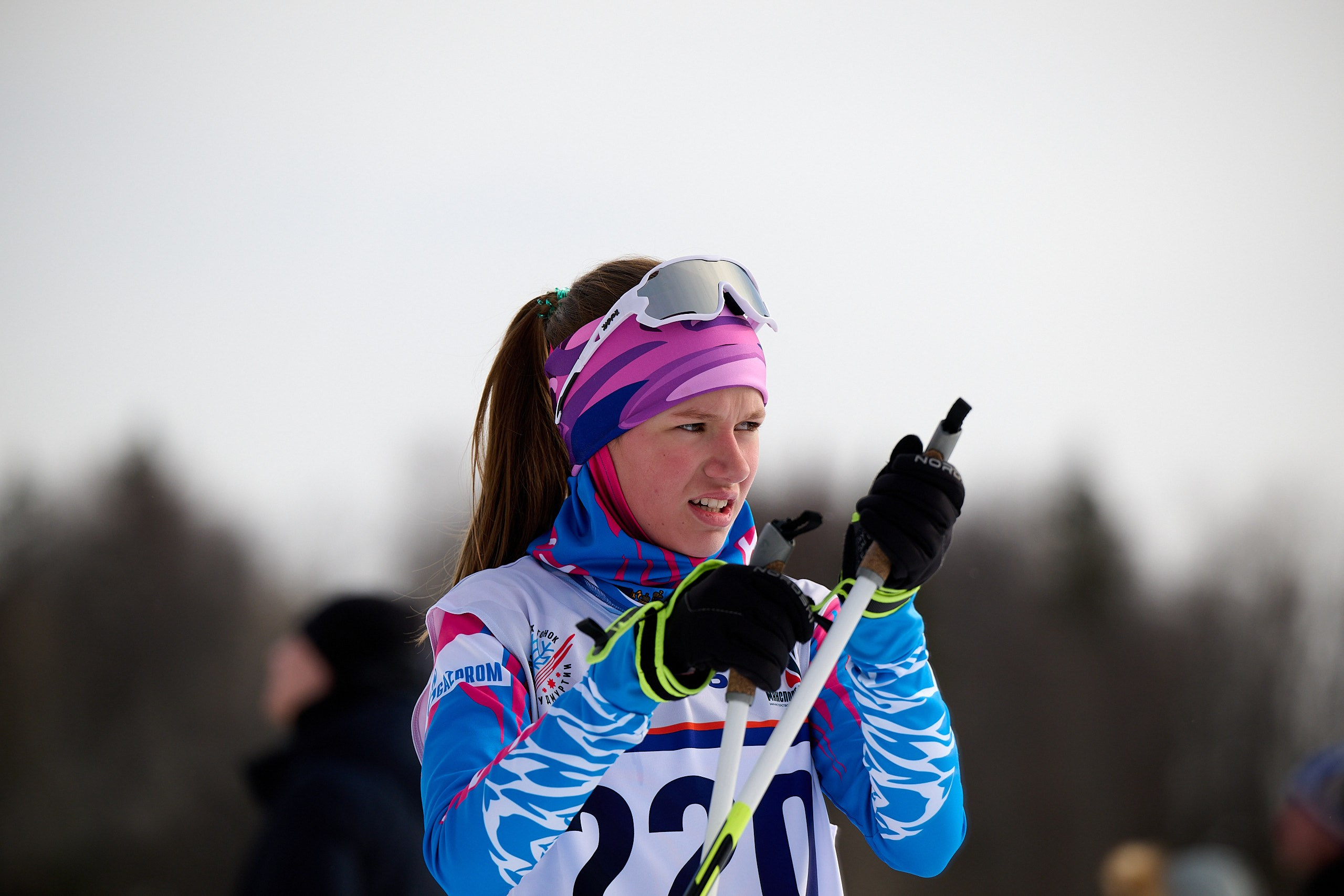 Всероссийские соревнования по лыжным гонкам «Пионерская правда». Ижевс. Спортивный репортажный фотограф в Ижевске Сергей Мерзляков